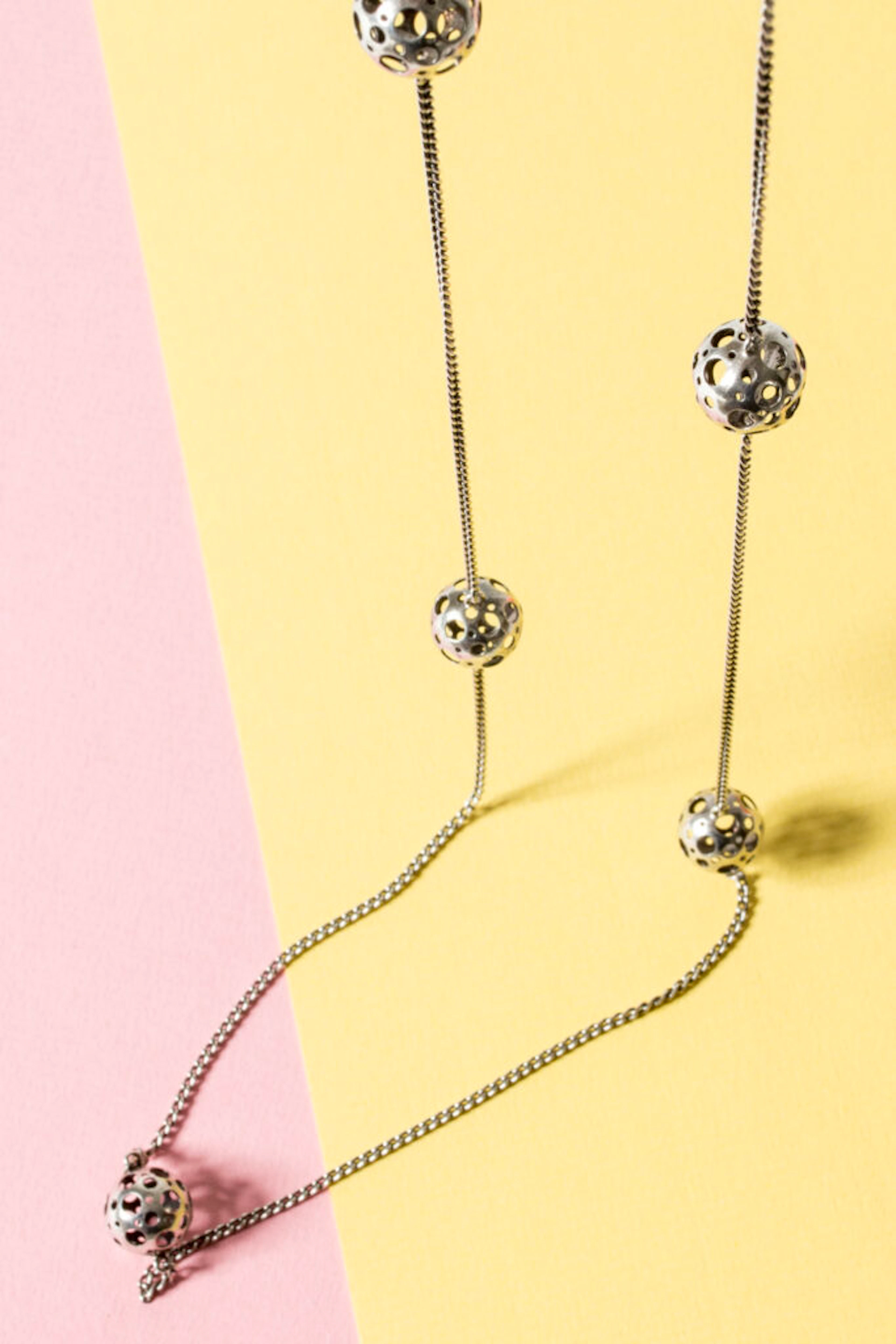 Silver “Ladybird” necklace by Liisa Vitali