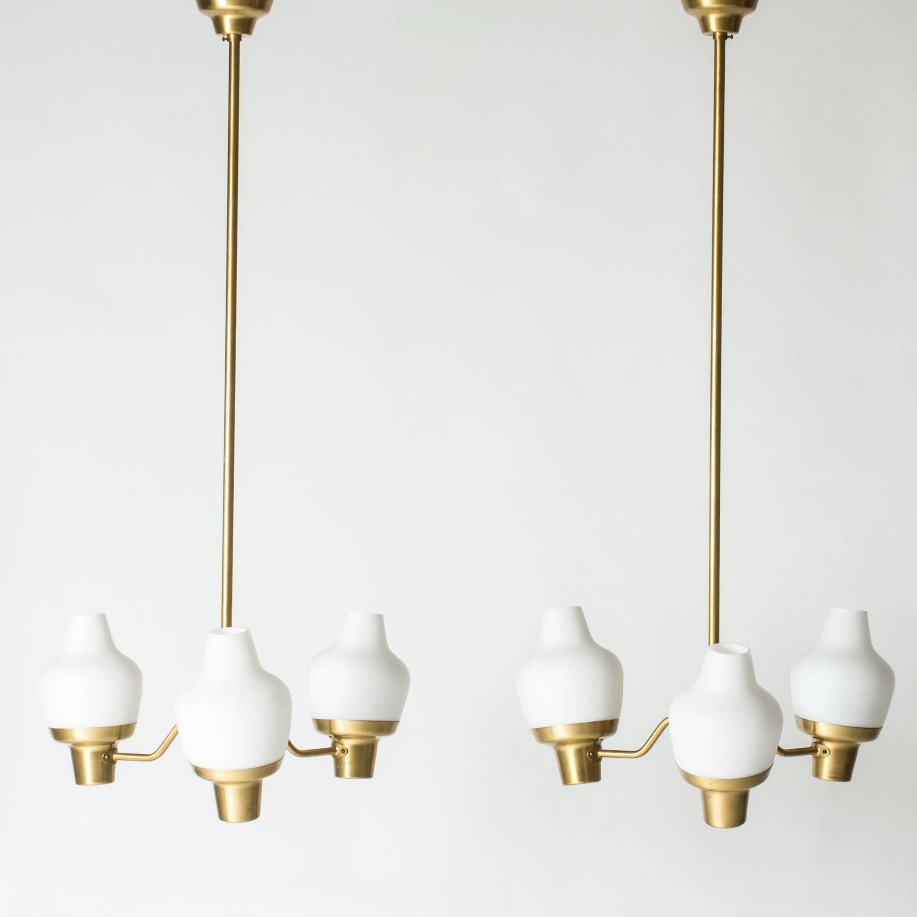 Pair of chandeliers by Hans Bergström