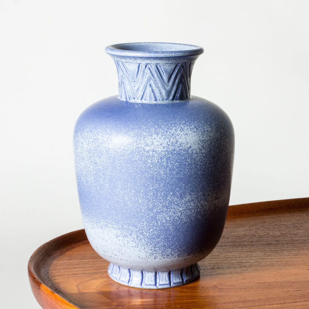 Stoneware Vase by Gunnar Nylund