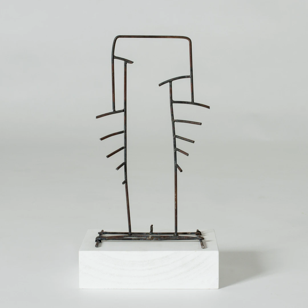 Iron sculpture by Fred Leyman