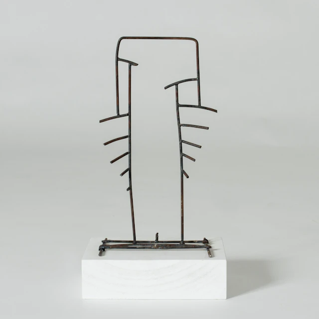 Iron sculpture by Fred Leyman