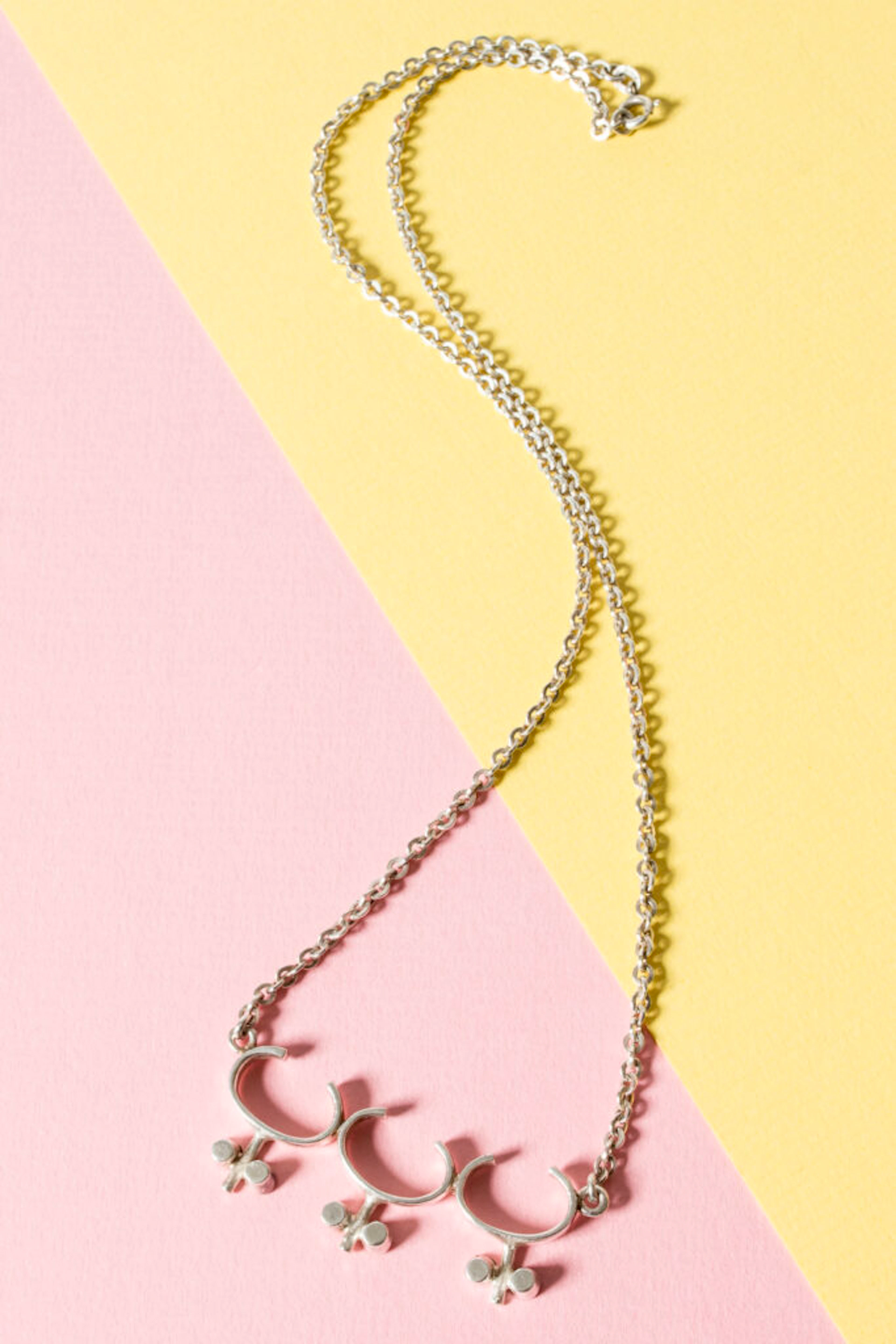 Silver neckring by Jorma Laine