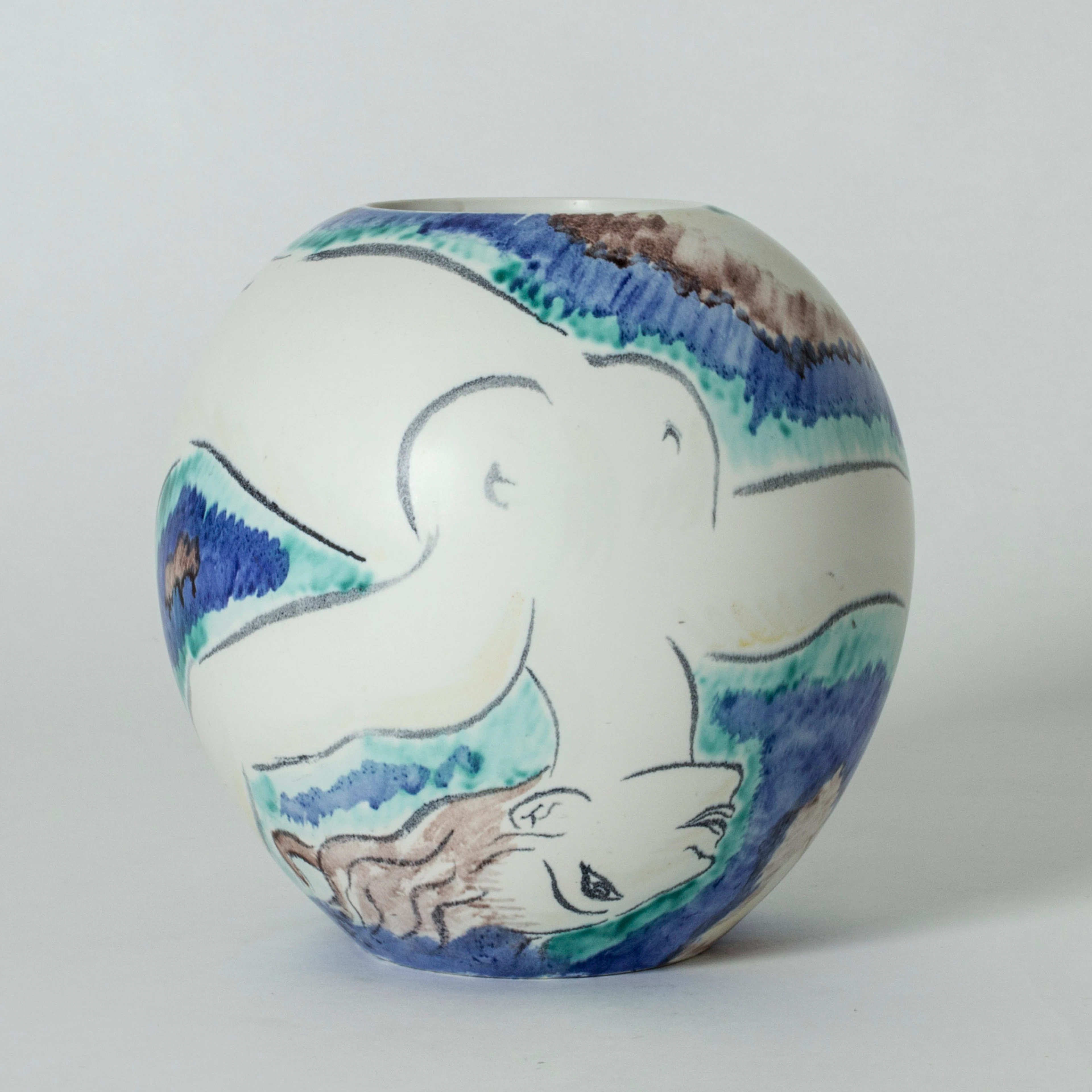 Stoneware vase by Isaac Grünewald