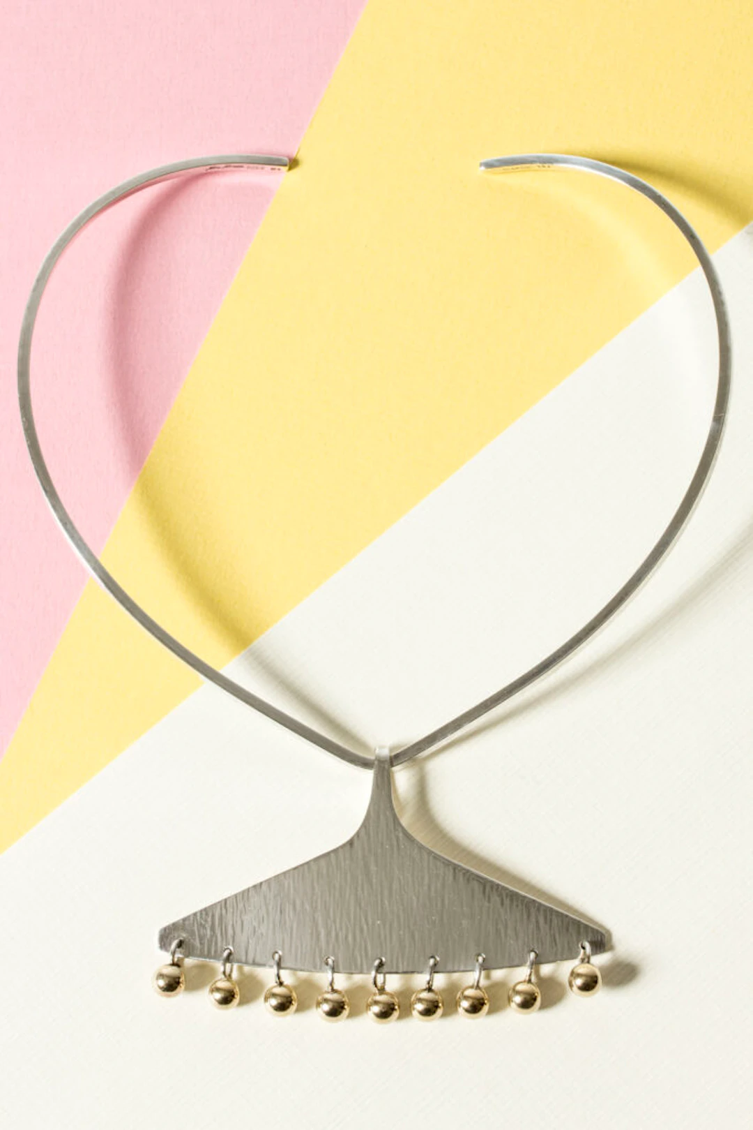 Silver neckring by Bent Gabrielsen Pedersen