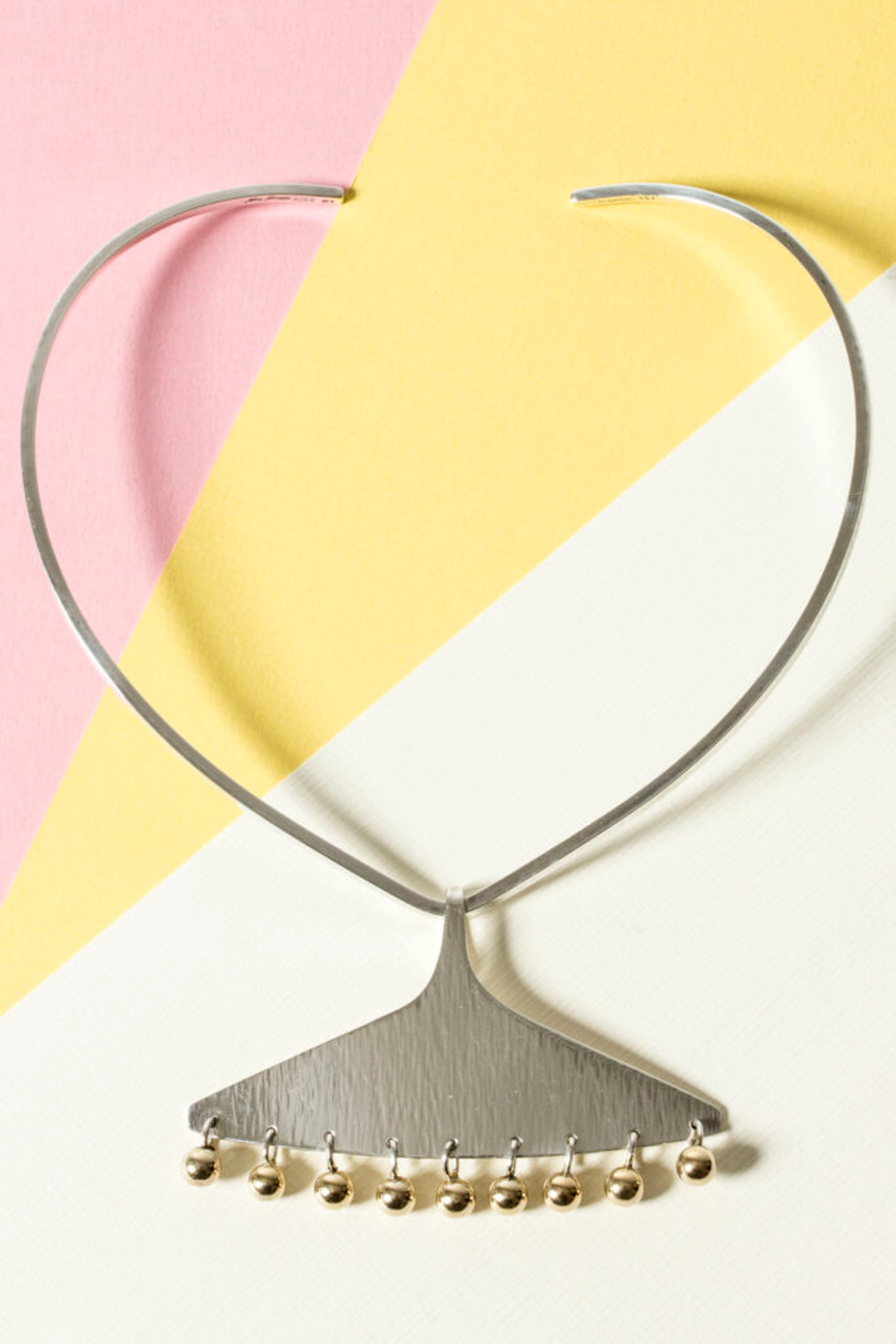 Silver neckring by Bent Gabrielsen Pedersen