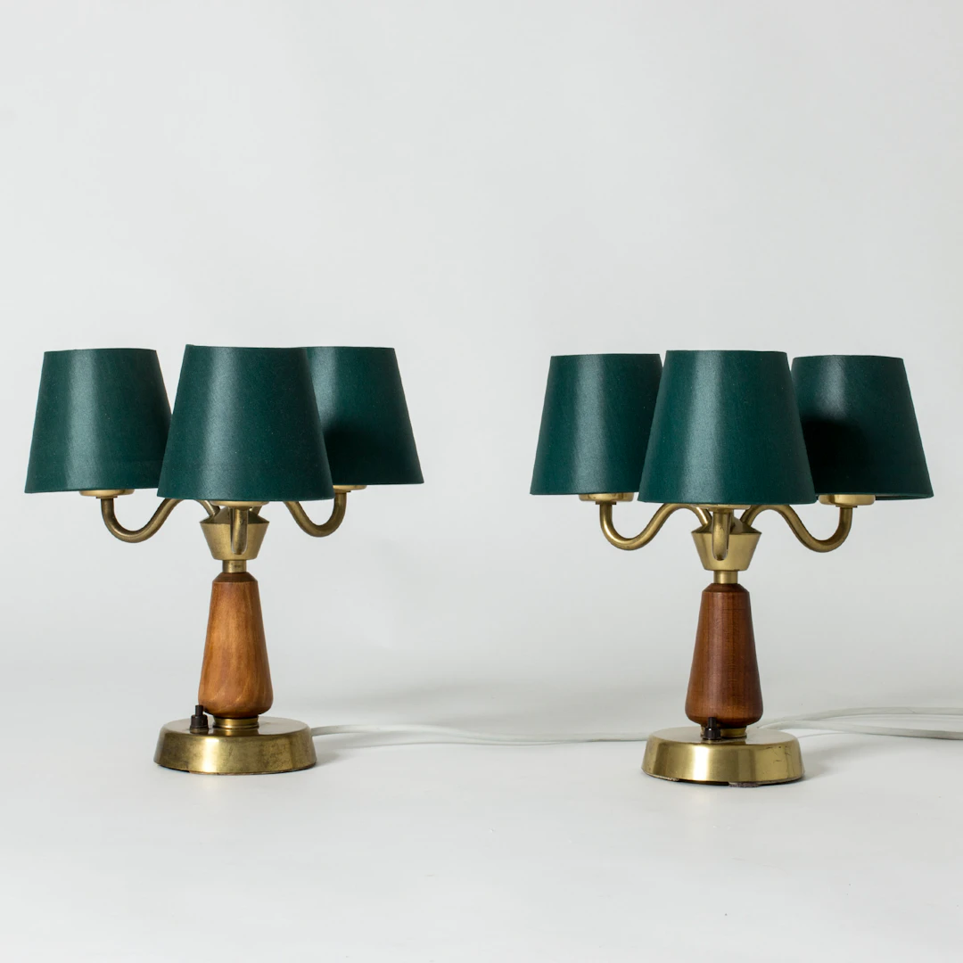 Pair of vintage table lamps from ASEA