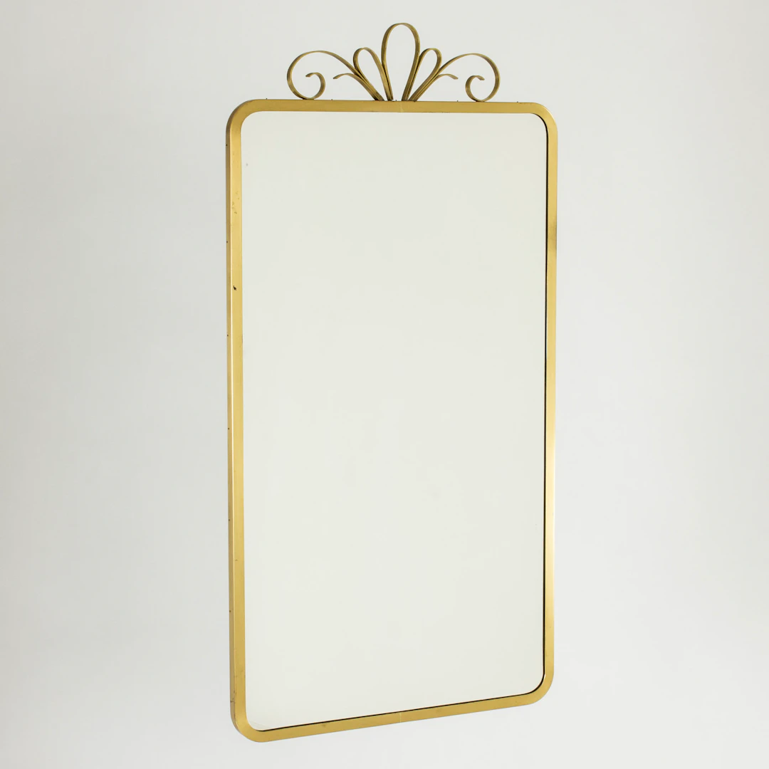 Scandinavian Modern wall mirror from Ystad Metall
