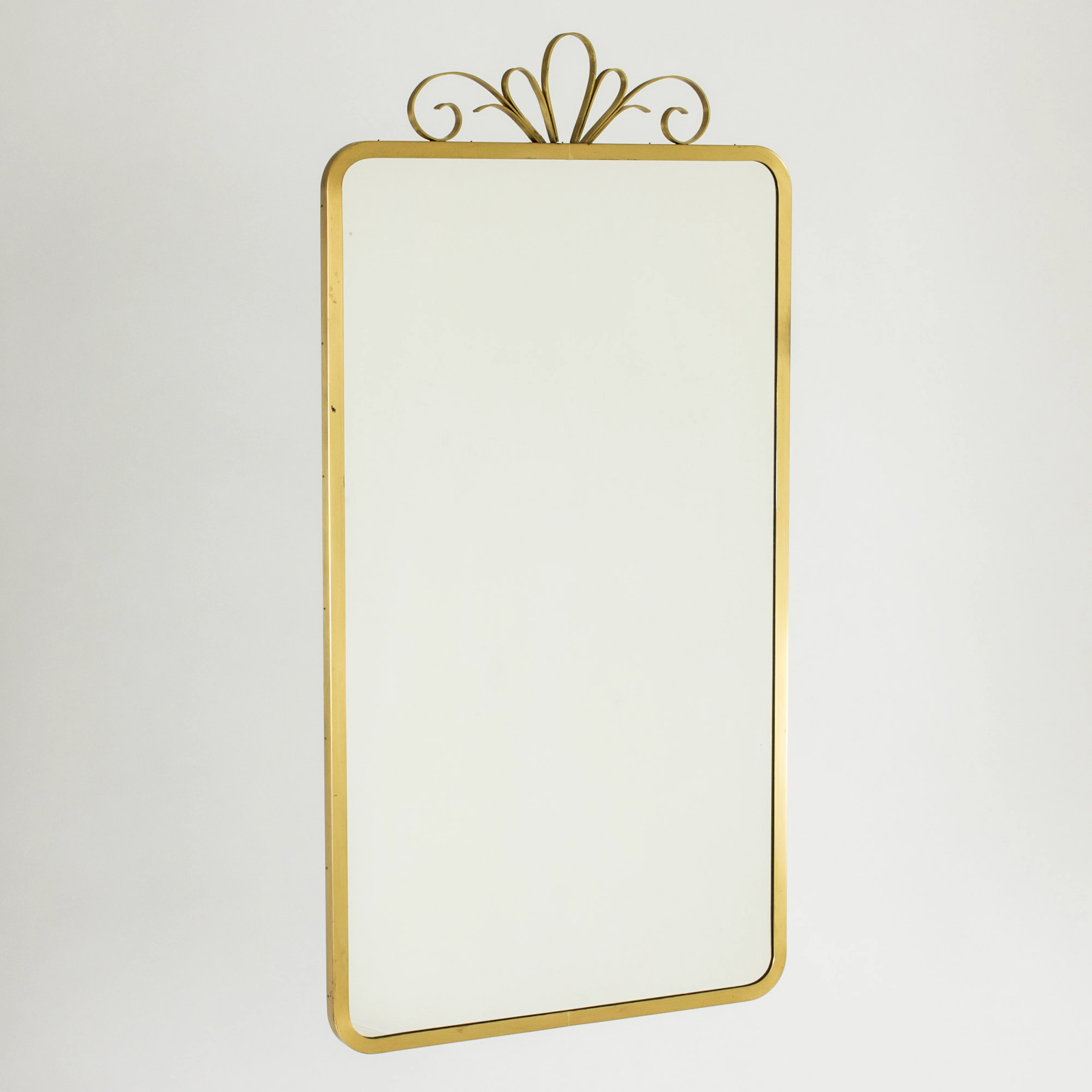 Scandinavian Modern wall mirror from Ystad Metall