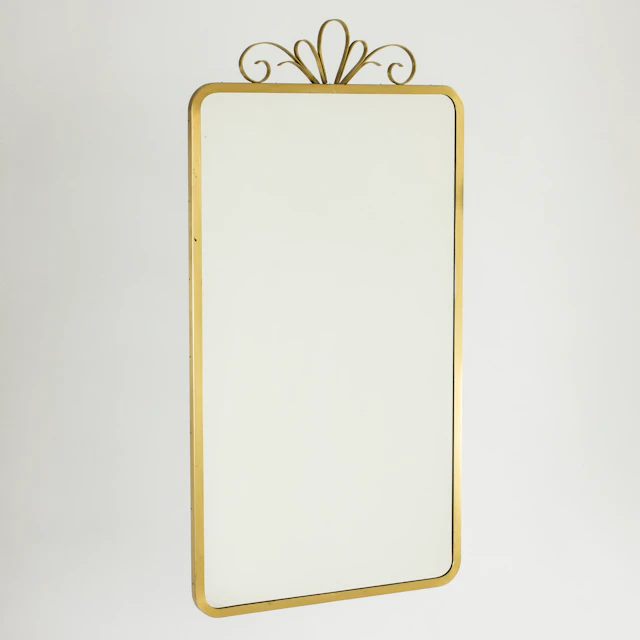Scandinavian Modern wall mirror from Ystad Metall