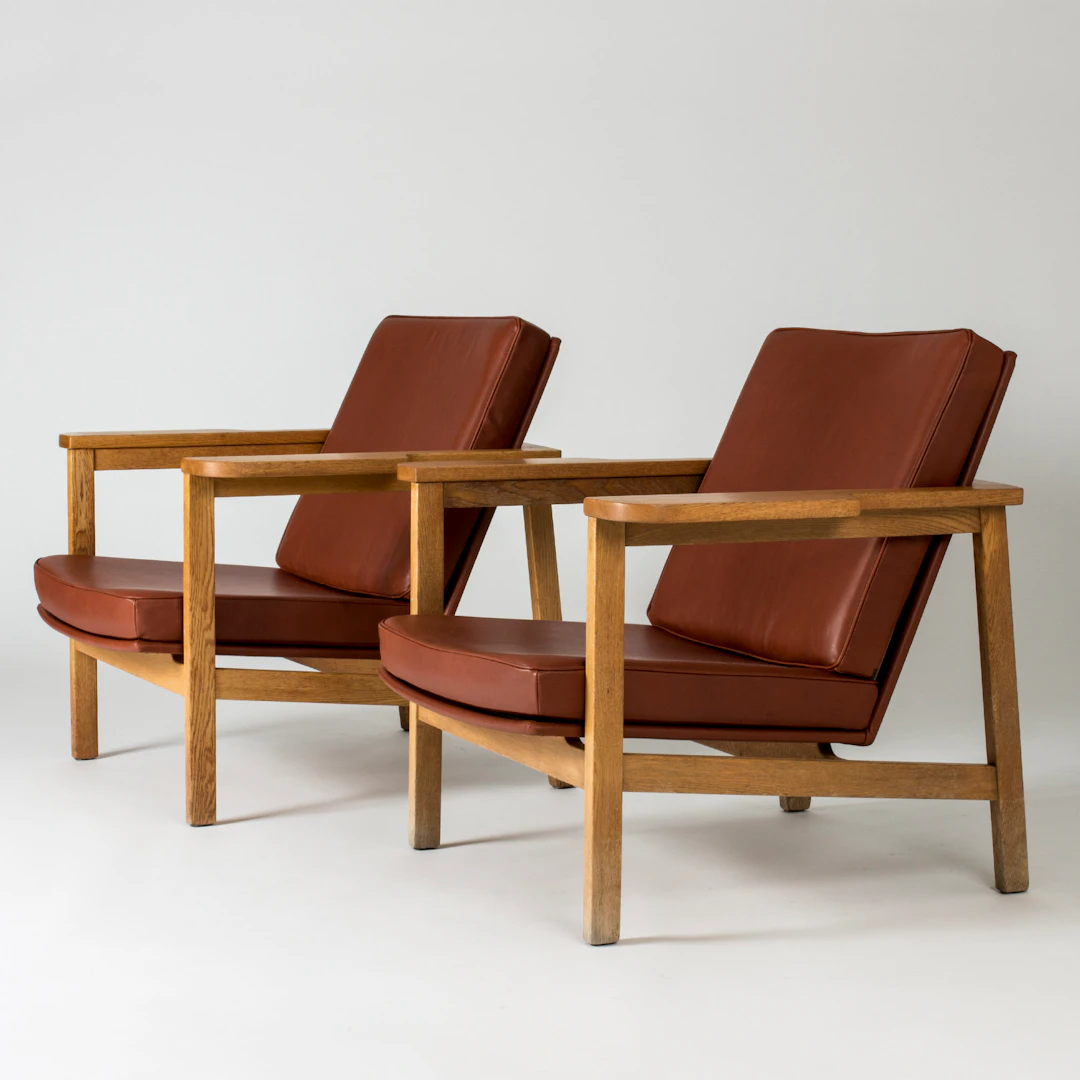 Pair of lounge chairs by Carl-Axel Acking