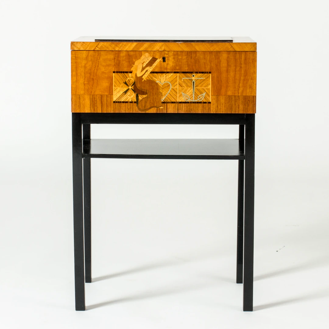 Midcentury sewing table by Birger Ekman