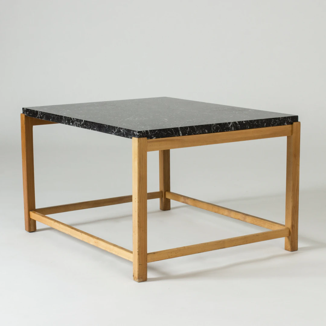 Marble coffee table by Carl-Axel Acking