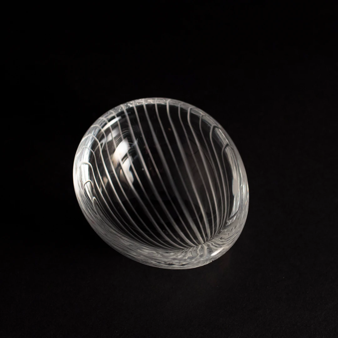 Glass “Kantarelli” bowl by Tapio Wirkkala