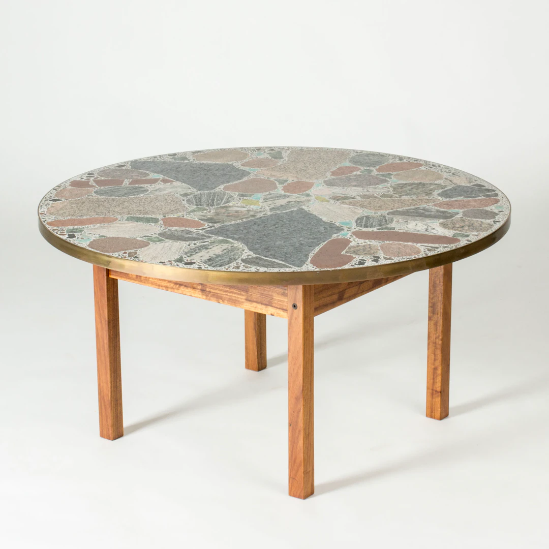 Modernist Stone Coffee Table by Erling Viksjø