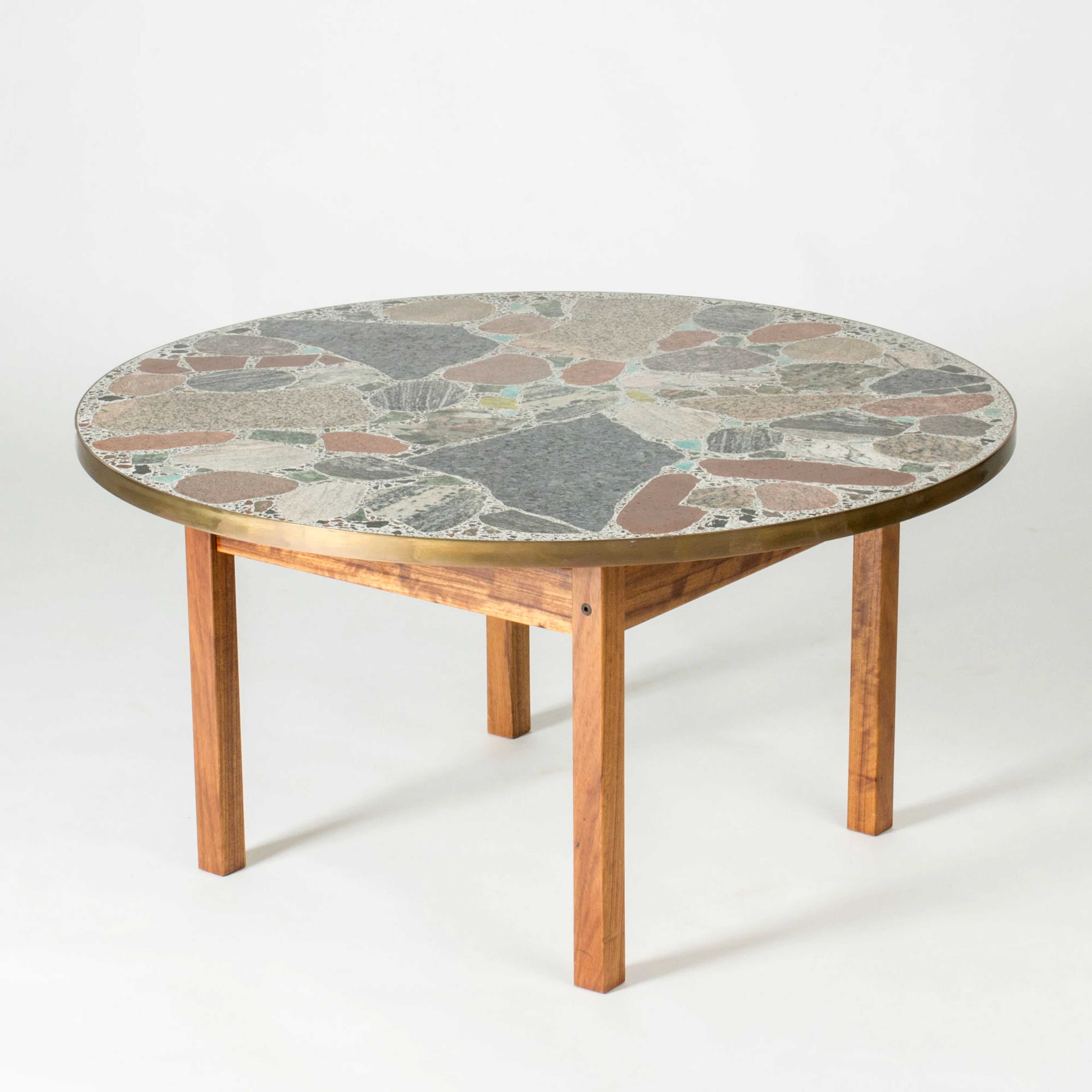 Modernist Stone Coffee Table by Erling Viksjø
