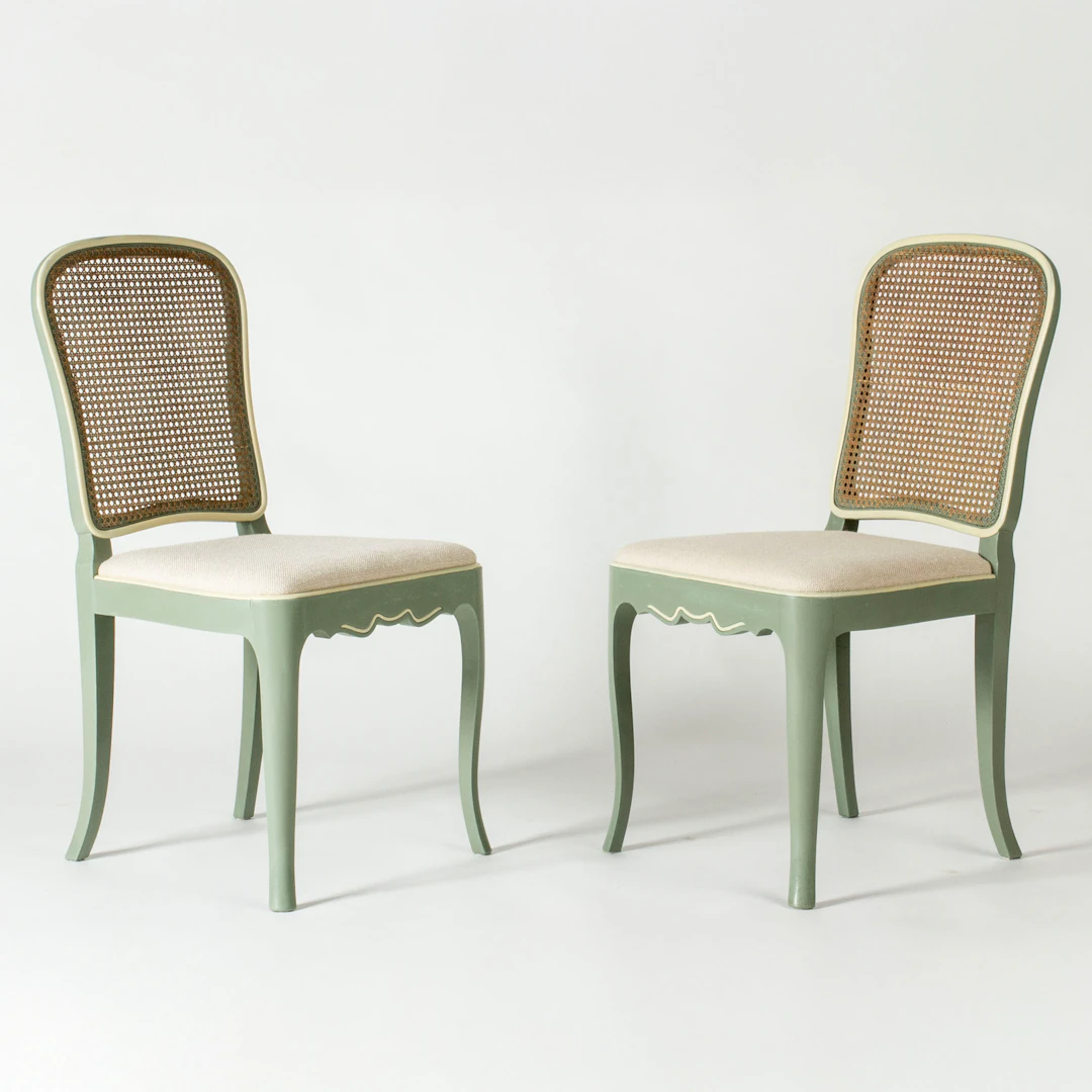 Pair of “Ängby” side chairs by Axel Einar Hjorth