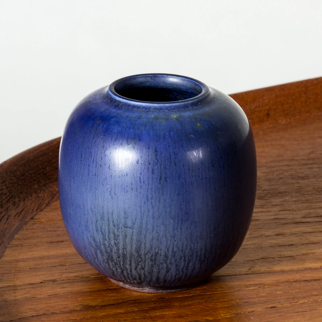 Miniature stoneware vase by Berndt Friberg