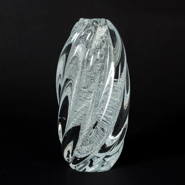 Glass vase by Tapio Wirkkala
