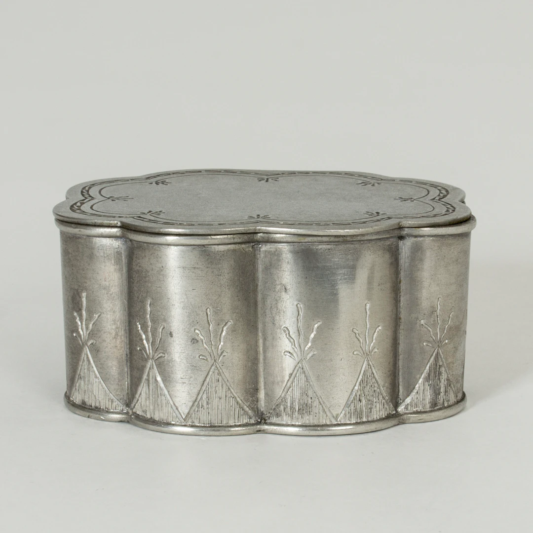 Pewter box from Herman Bergman