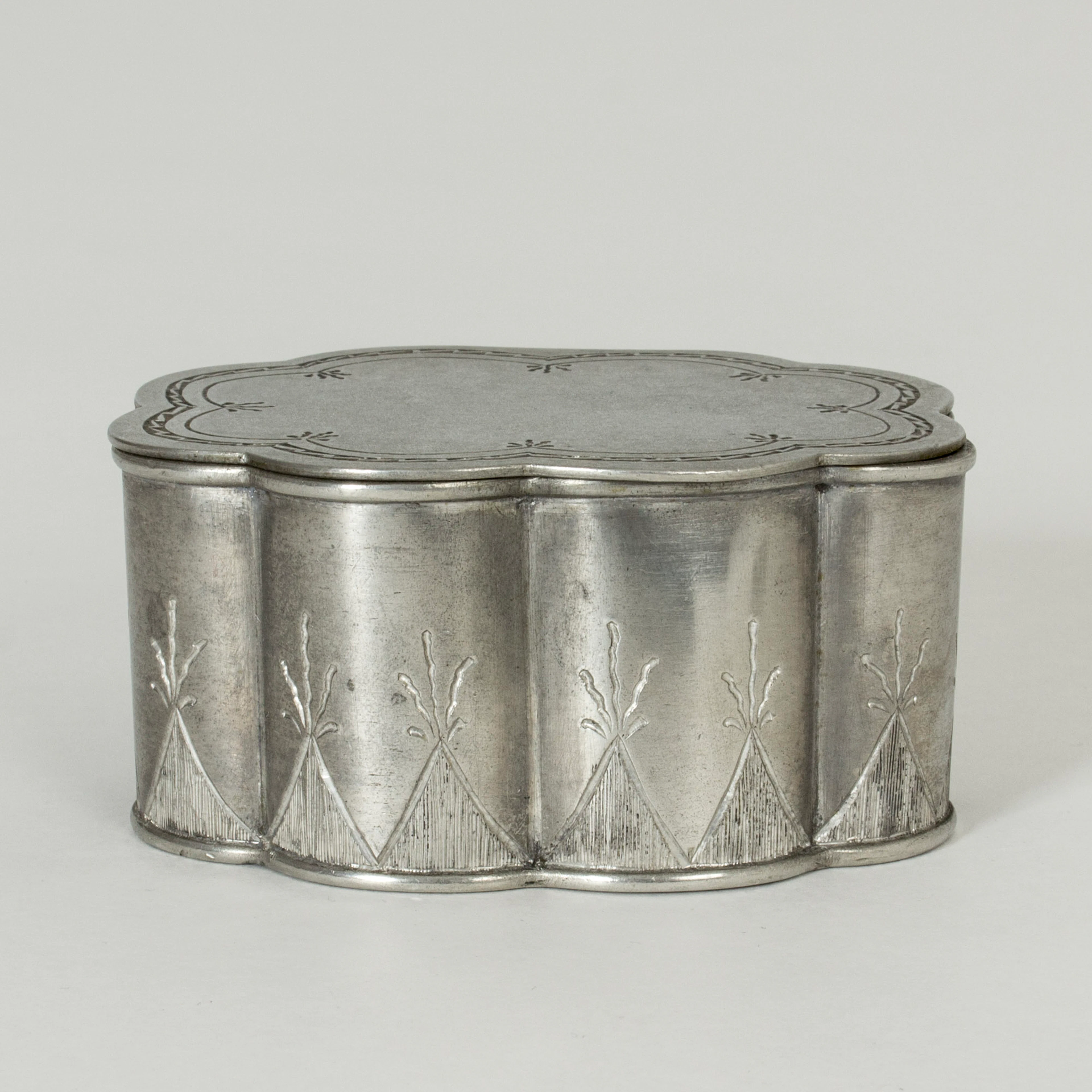 Pewter box from Herman Bergman