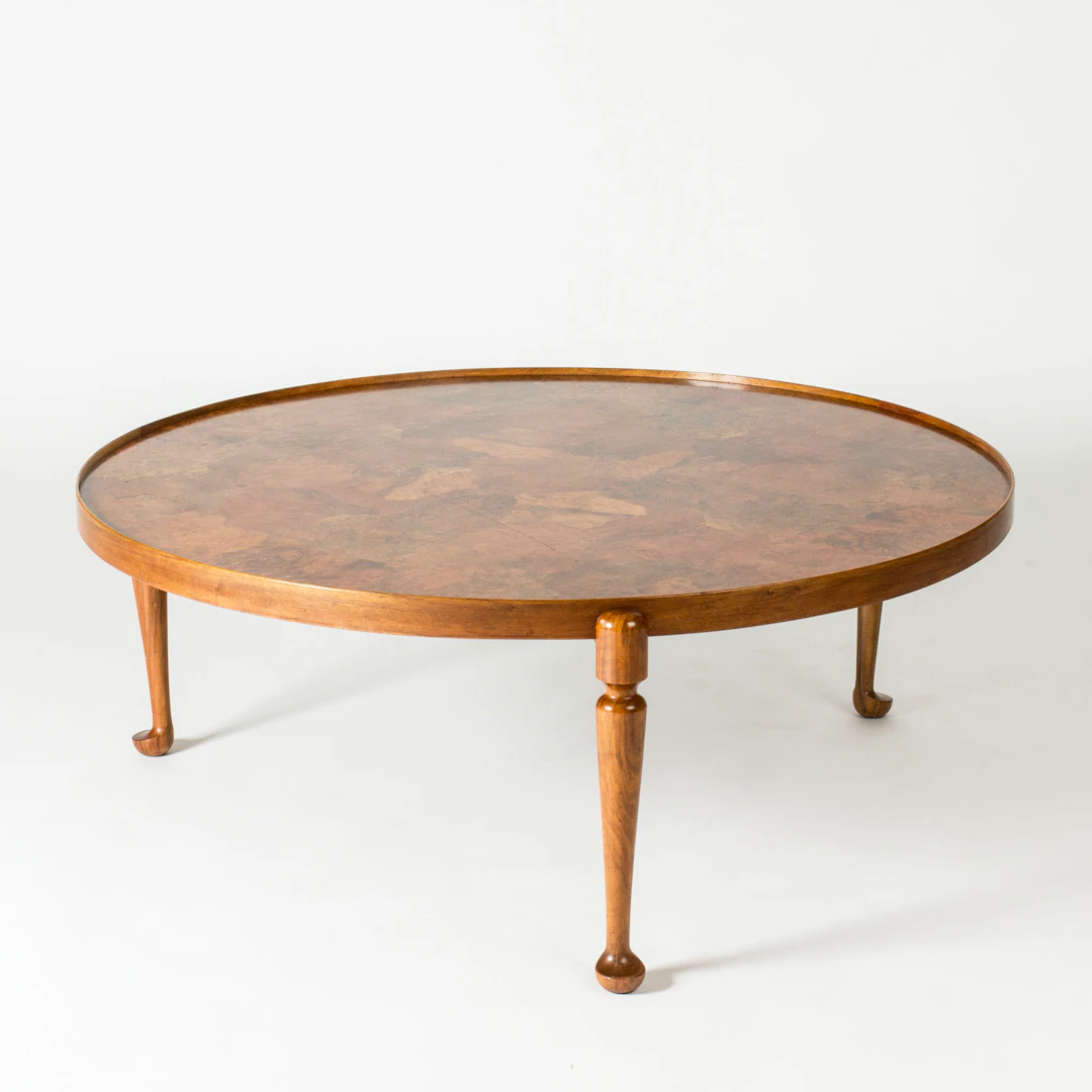 Early Walnut Coffee Table by Josef Frank