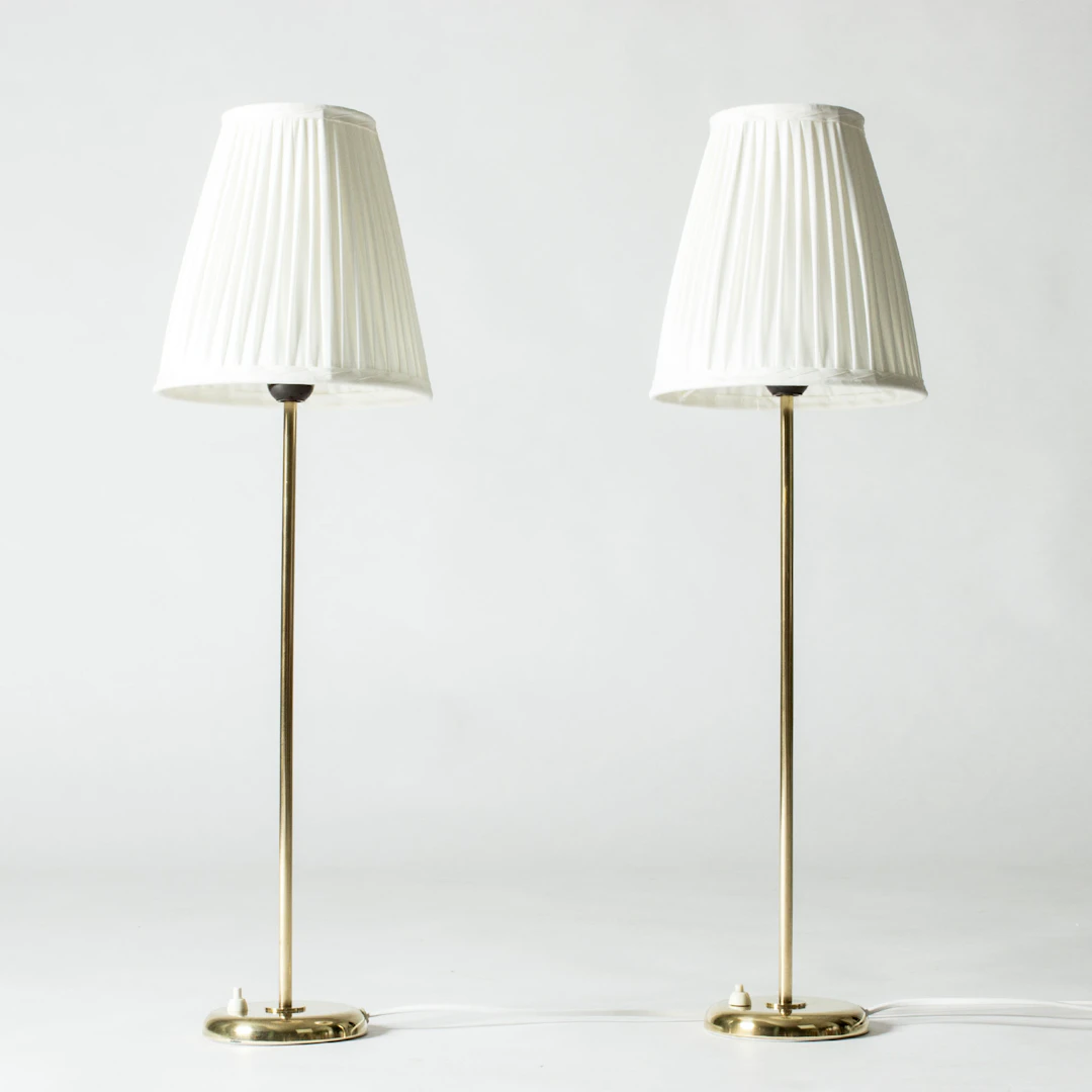 Midcentury table lamps from Böhlmarks