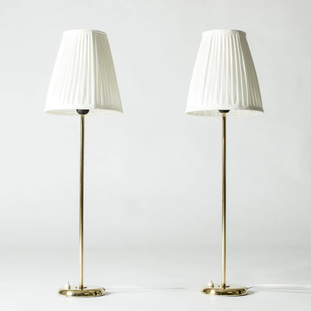 Midcentury table lamps from Böhlmarks