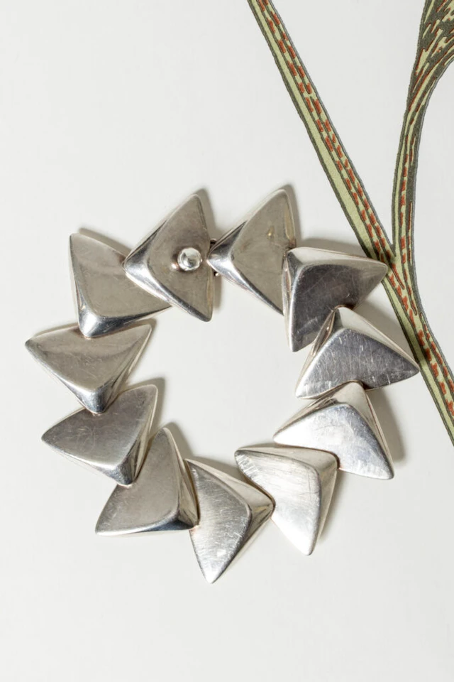 Silver bracelet by Bent Gabrielsen Pedersen