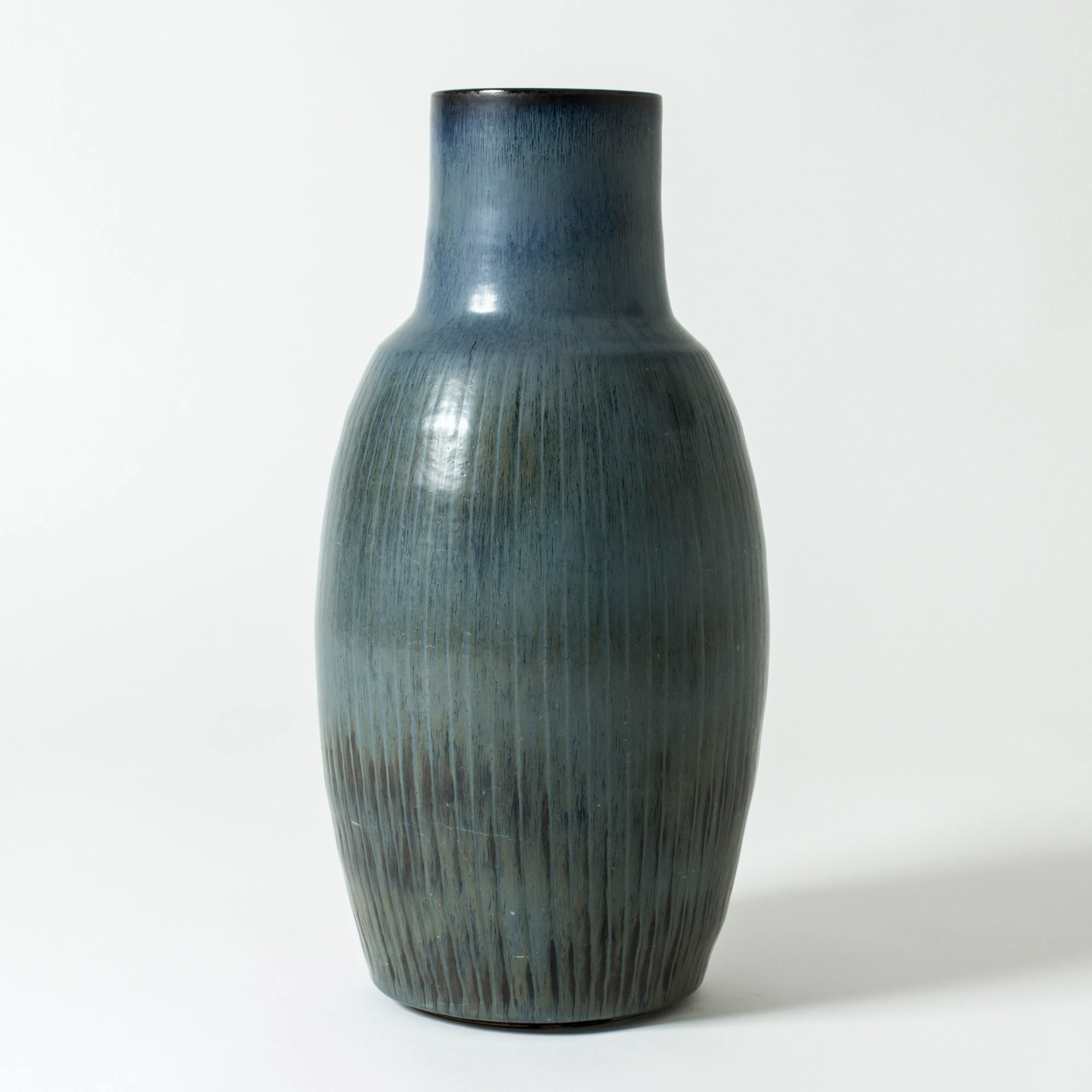 Stoneware floor vase by Carl-Harry Stålhane