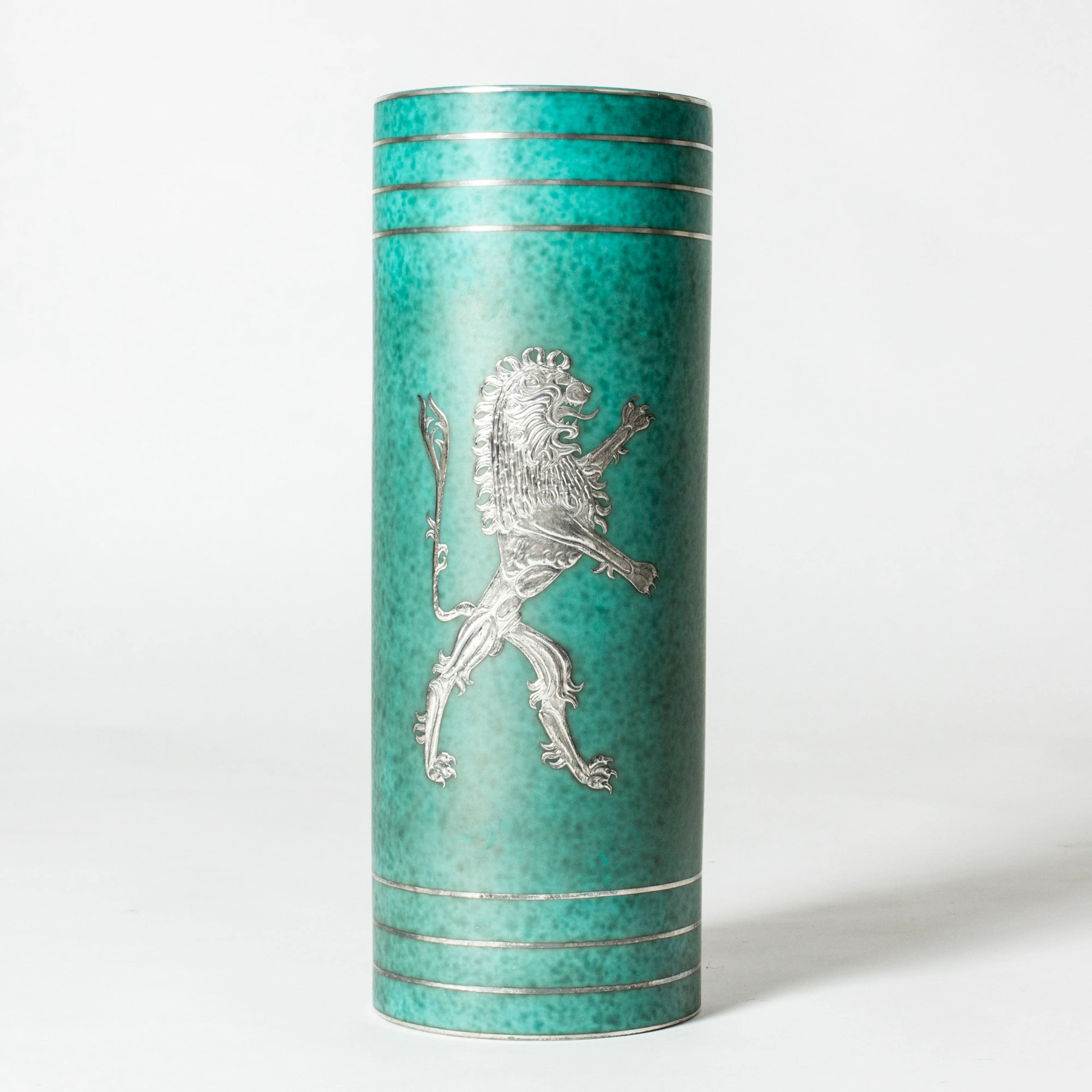 Stoneware “Argenta” vase by Wilhelm Kåge