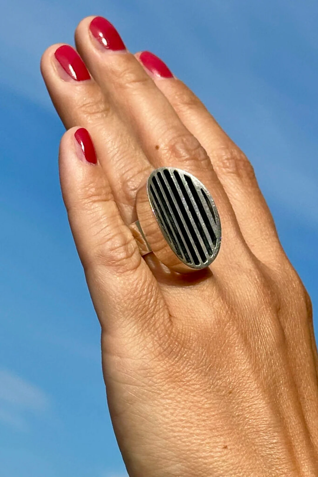 Vintage silver ring by Helge Narsakka