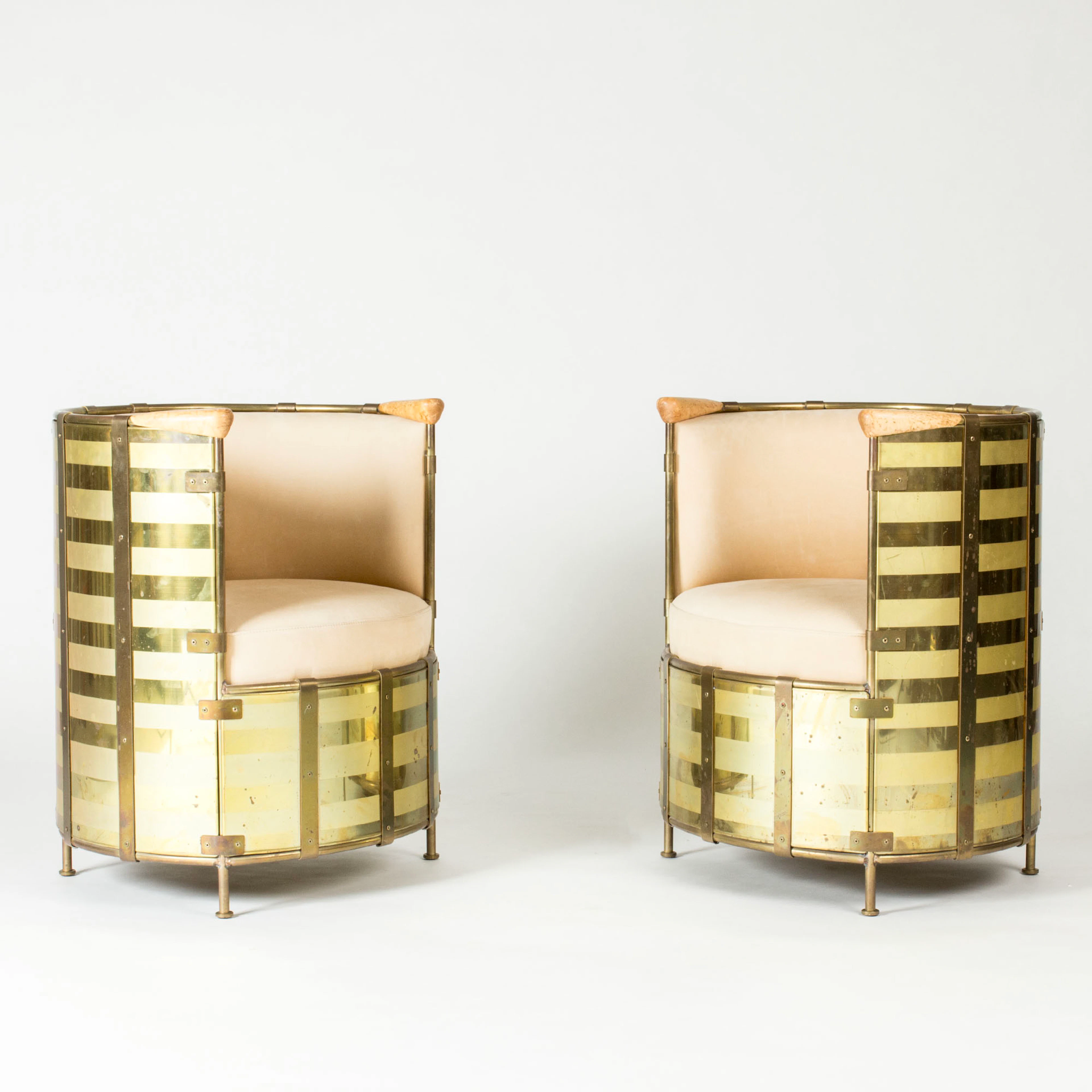 Pair of “Eldorado” lounge chairs by Mats Theselius