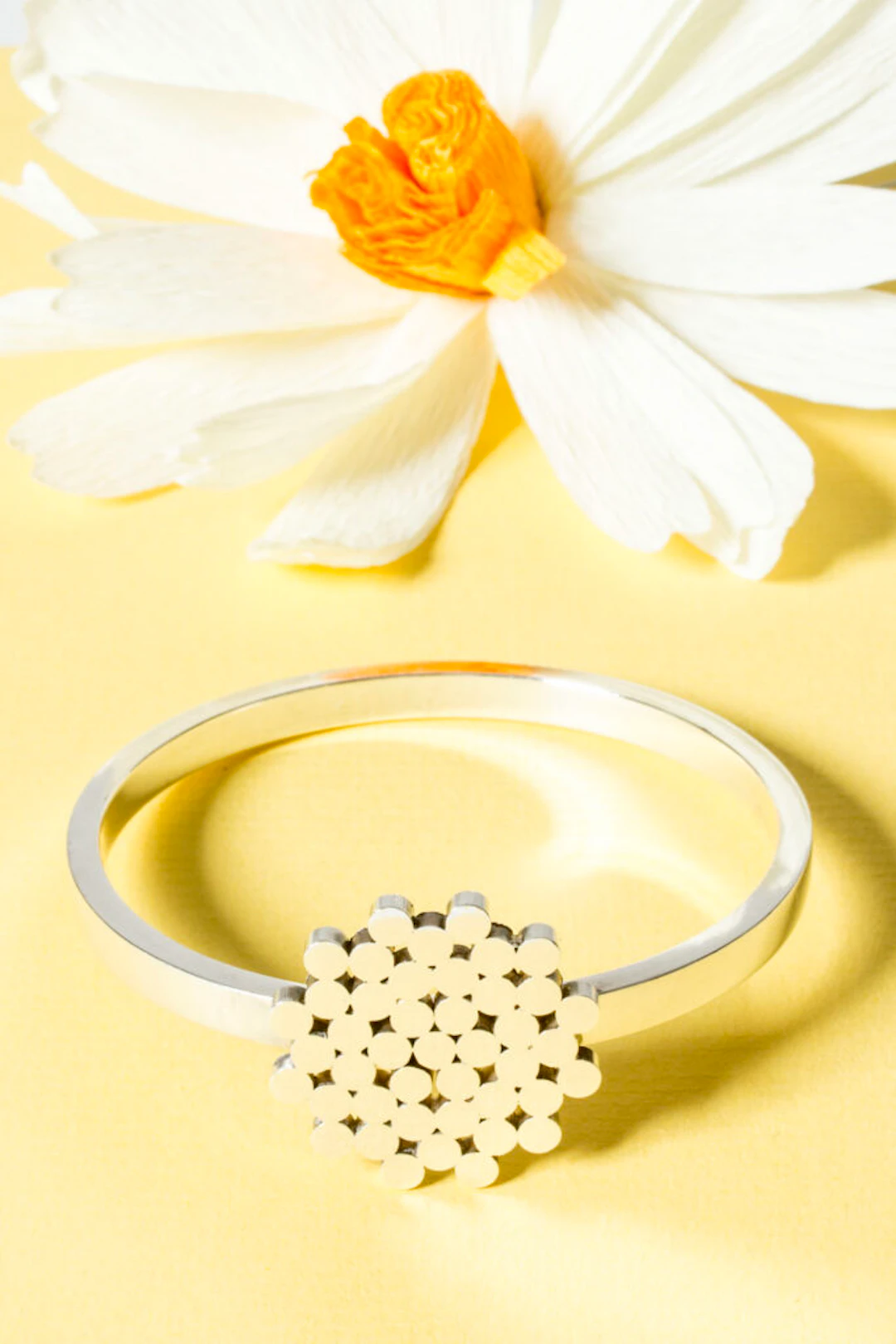 Silver bracelet by Cecilia Johansson