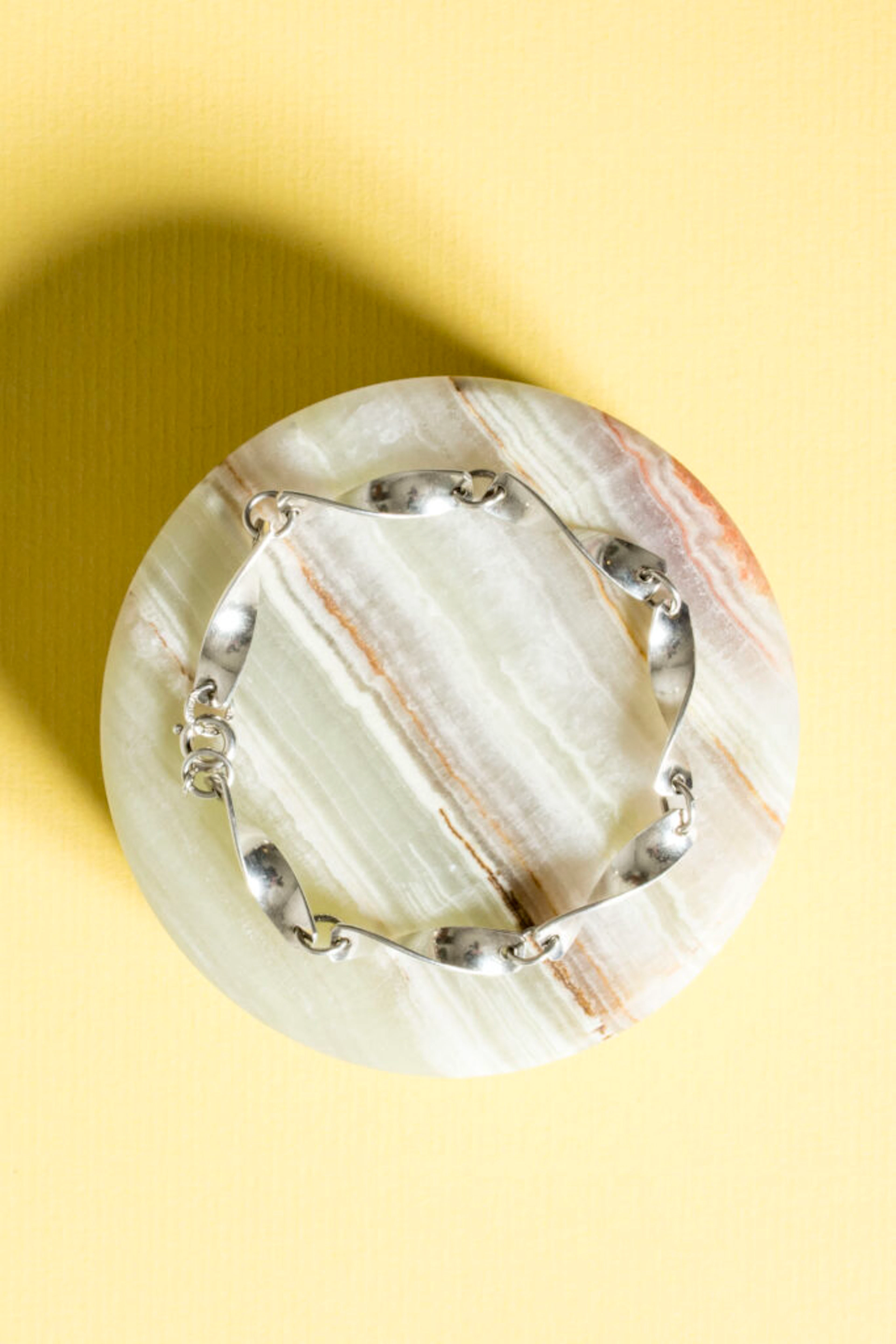 Silver bracelet by Arne Johansen