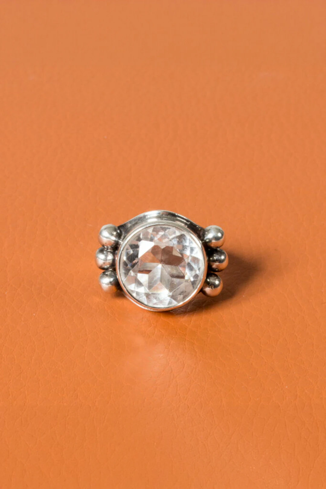 Modernist silver ring from Erik Granit