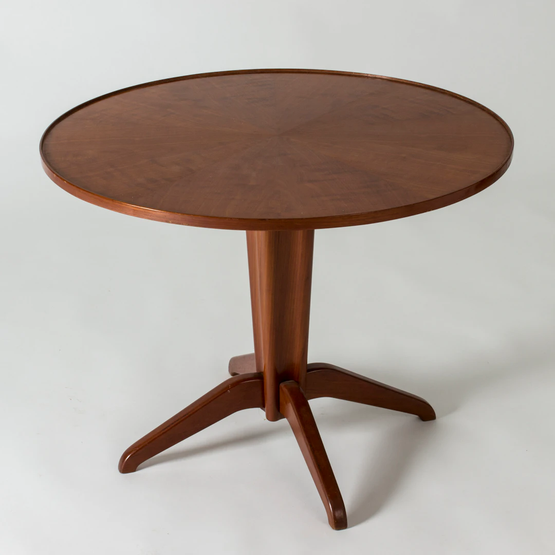 Walnut coffee table by Oscar Nilsson