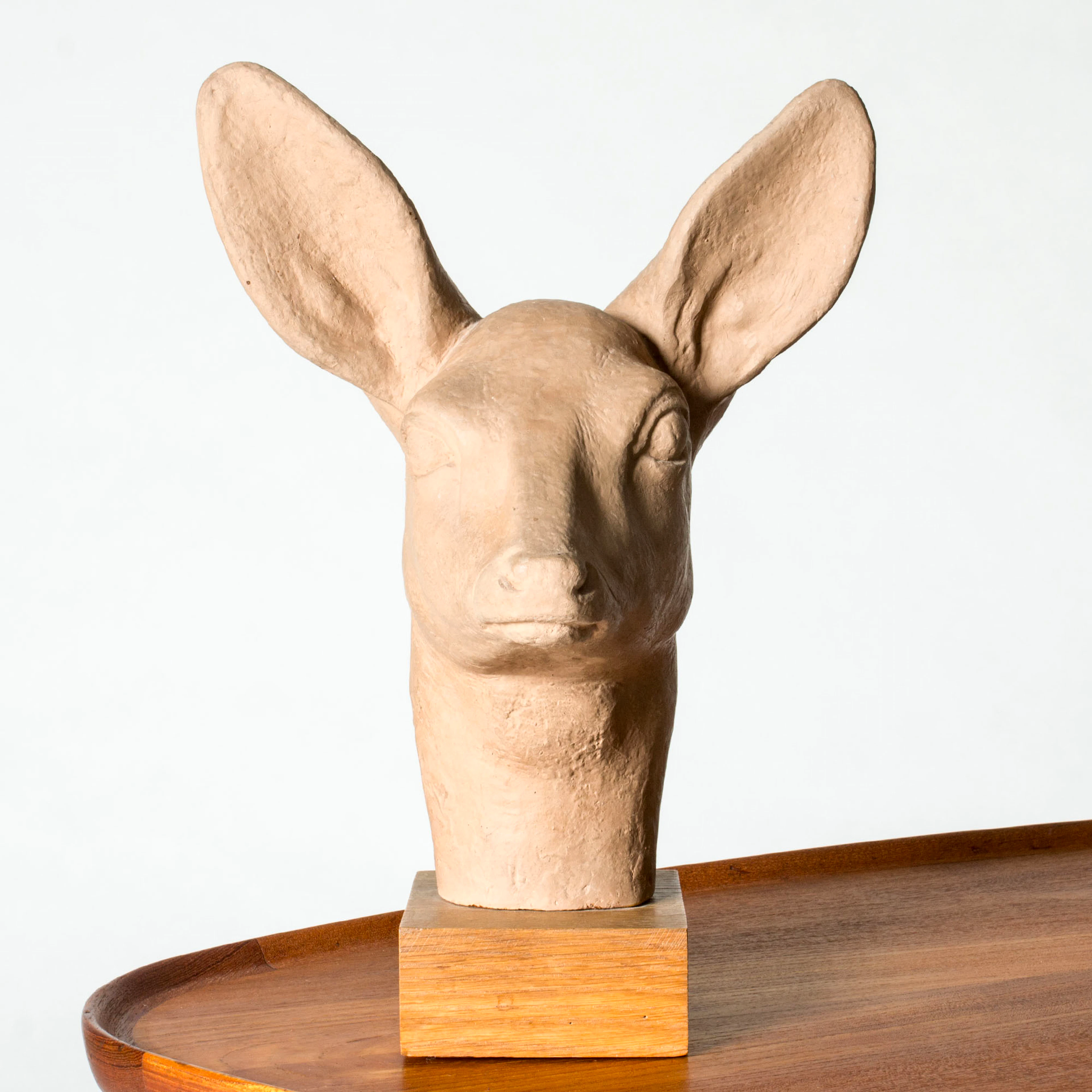 Dear head figurine by Arvid Knöppel
