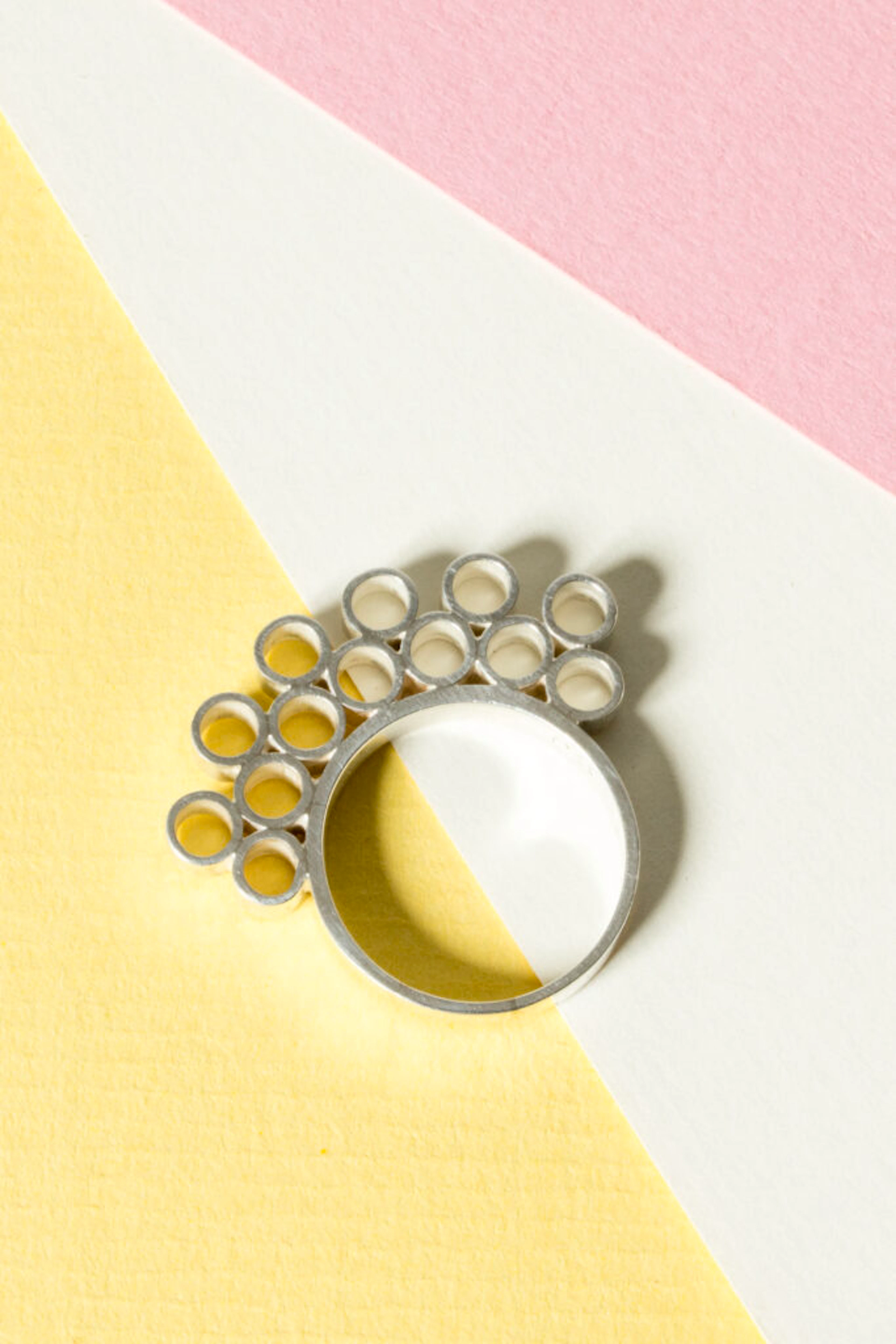 Silver ring by Cecilia Johansson