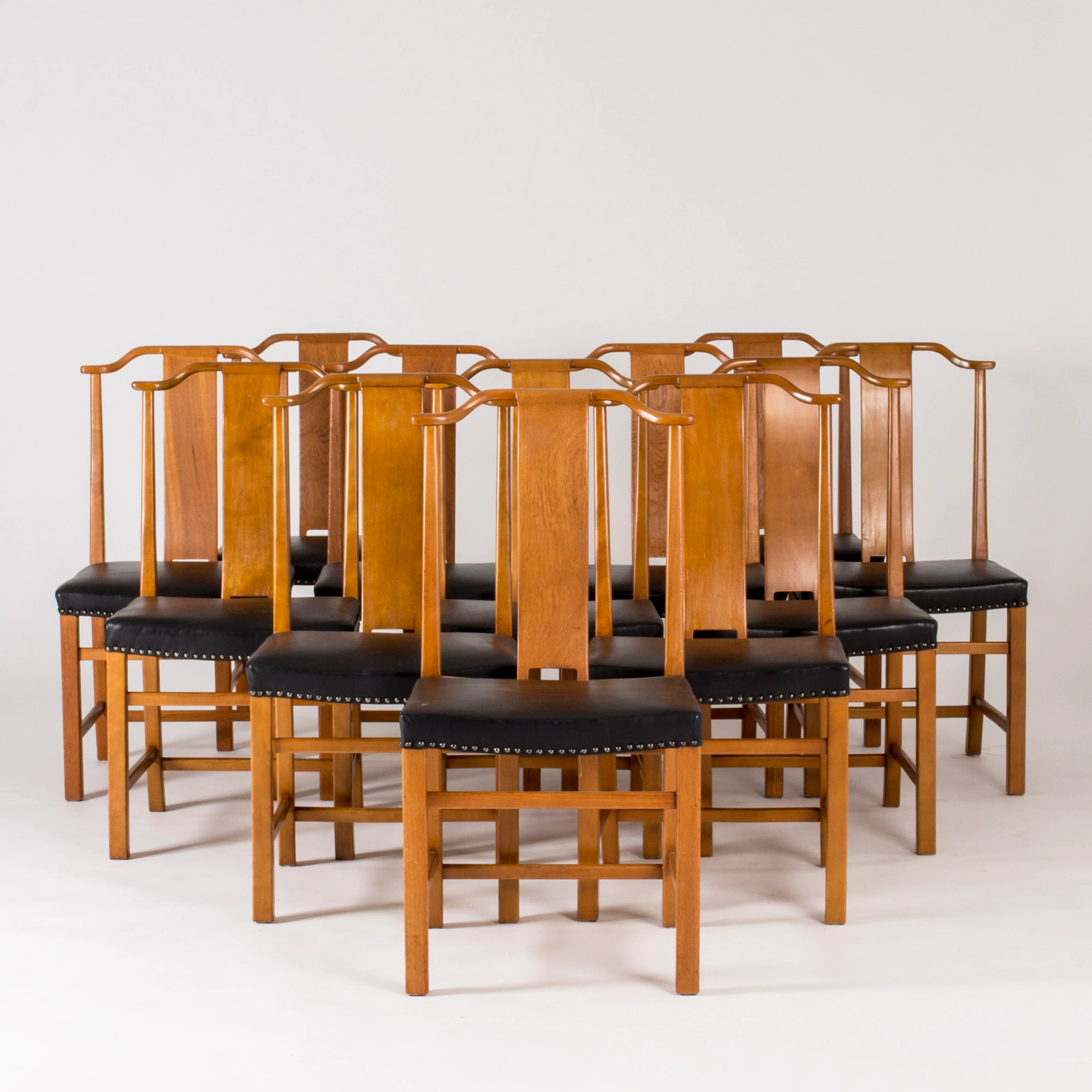 Set of Twelve Dining Chairs by Axel Larsson