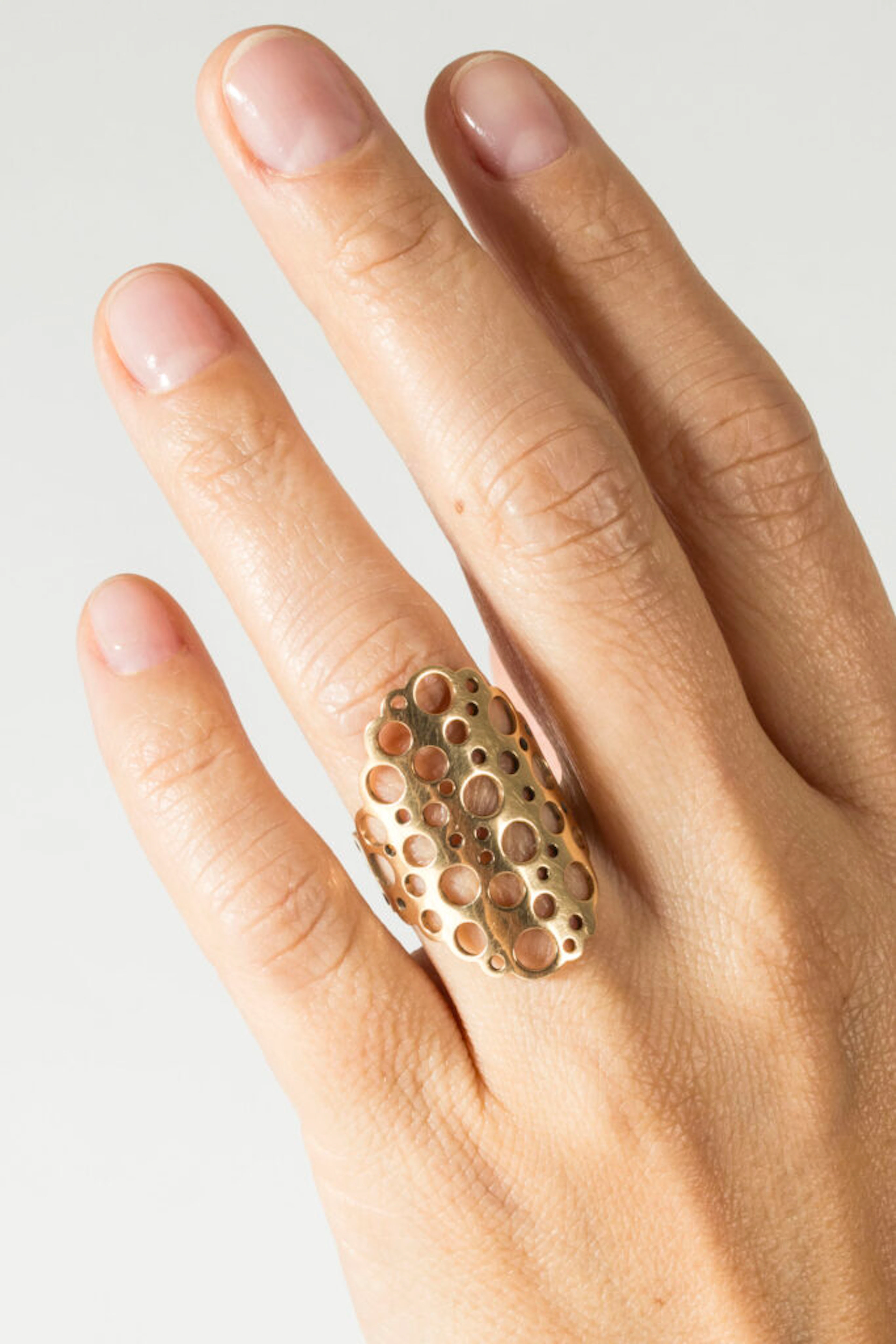 Gold “Pitsi” Ring by Liisa Vitali