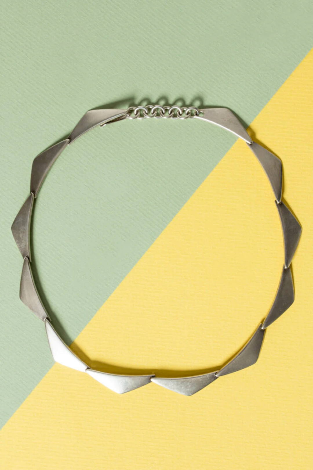 Silver “Peaks” collier by Bent Gabrielsen Pedersen