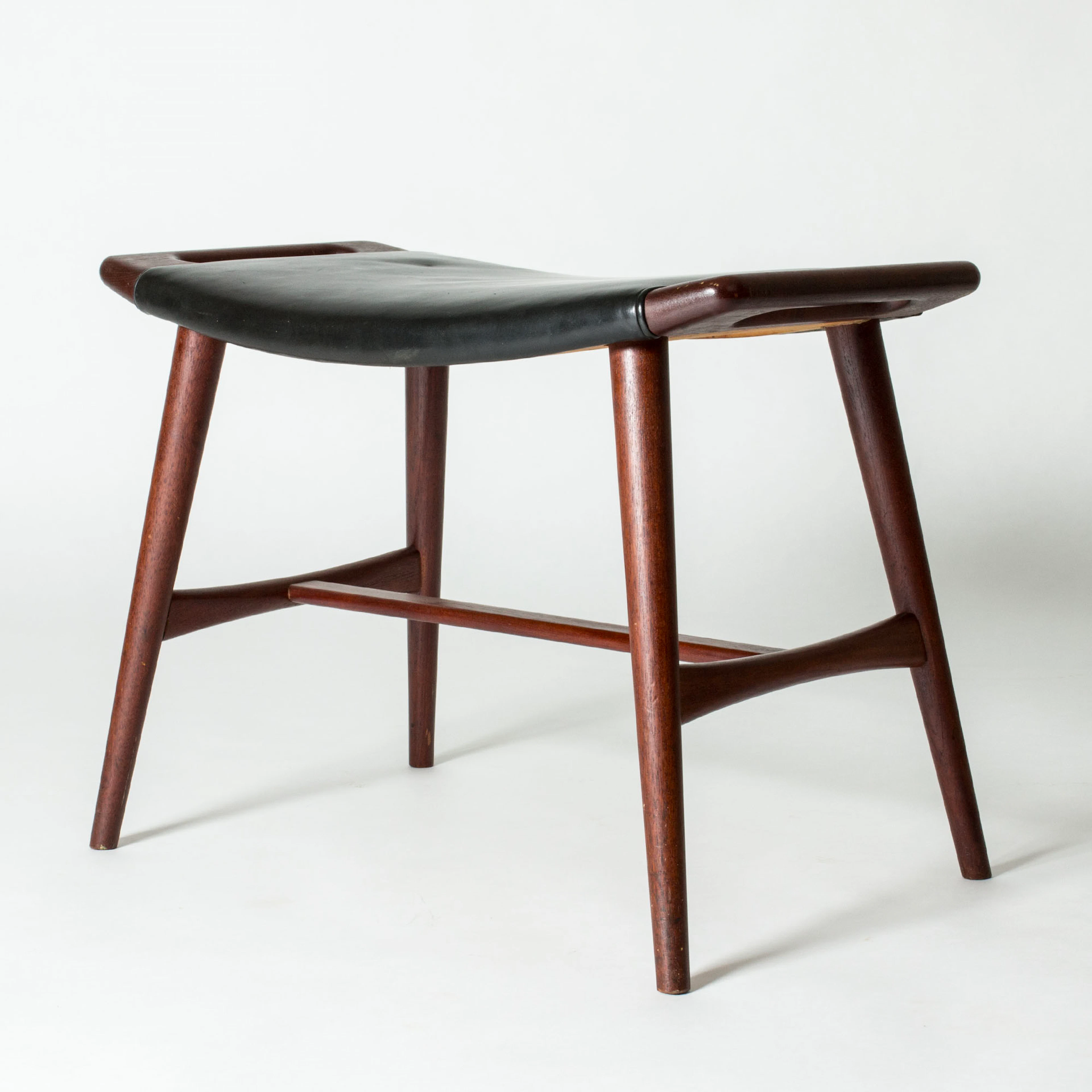 Vintage piano stool by Hans J. Wegner
