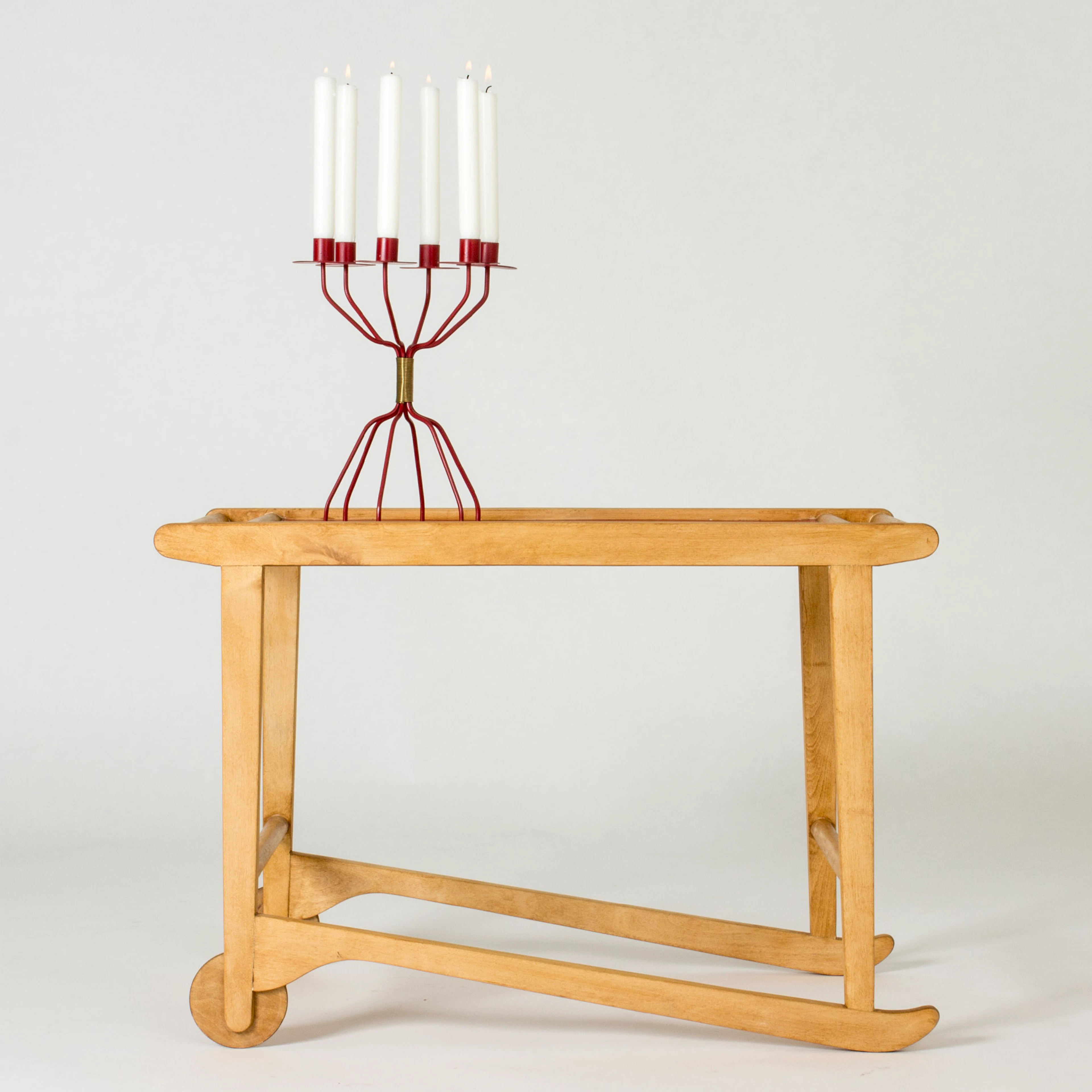 Vintage tea trolley by Ilmari Tapiovaara