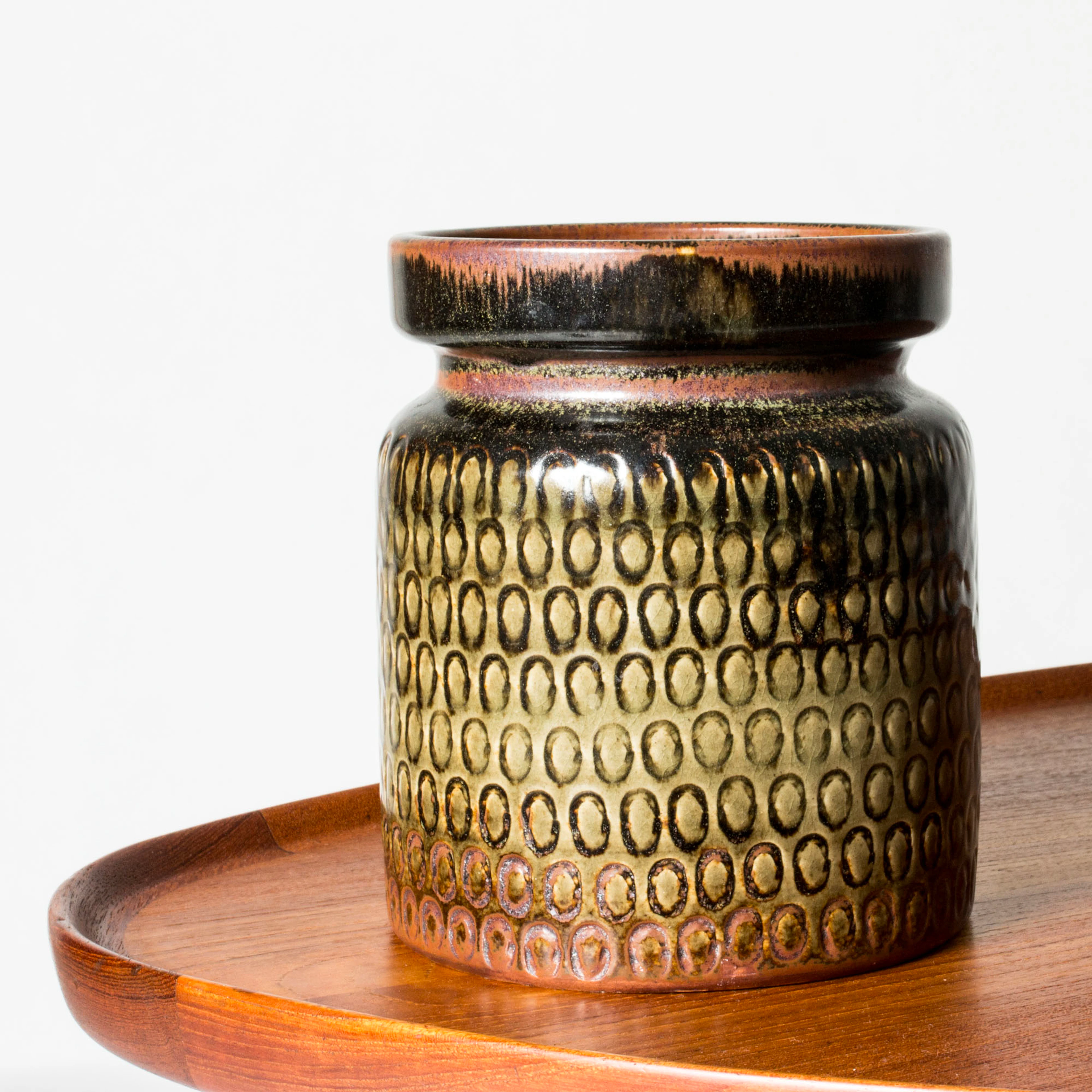 Stoneware vase by Stig Lindberg