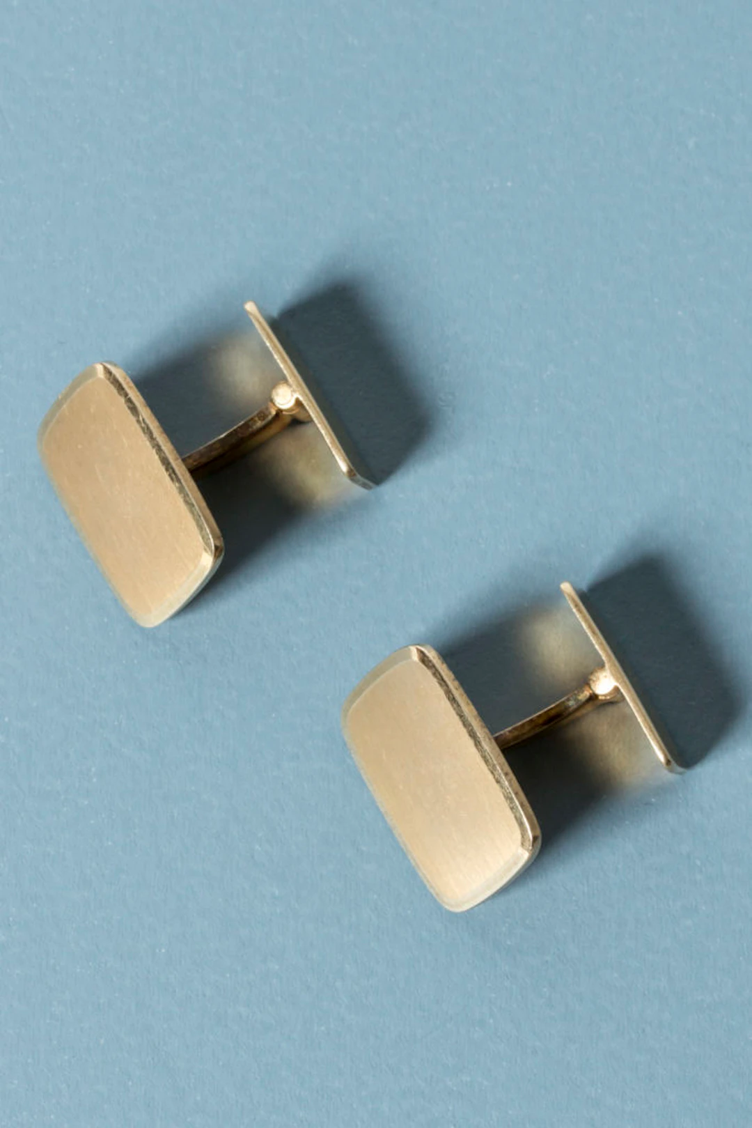 Pair of gilded cufflinks from Gustaf Dahlgren & Co