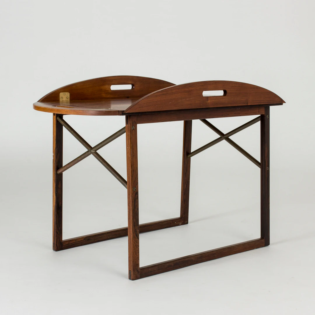 Rosewood tray coffee table by Svend Langkilde
