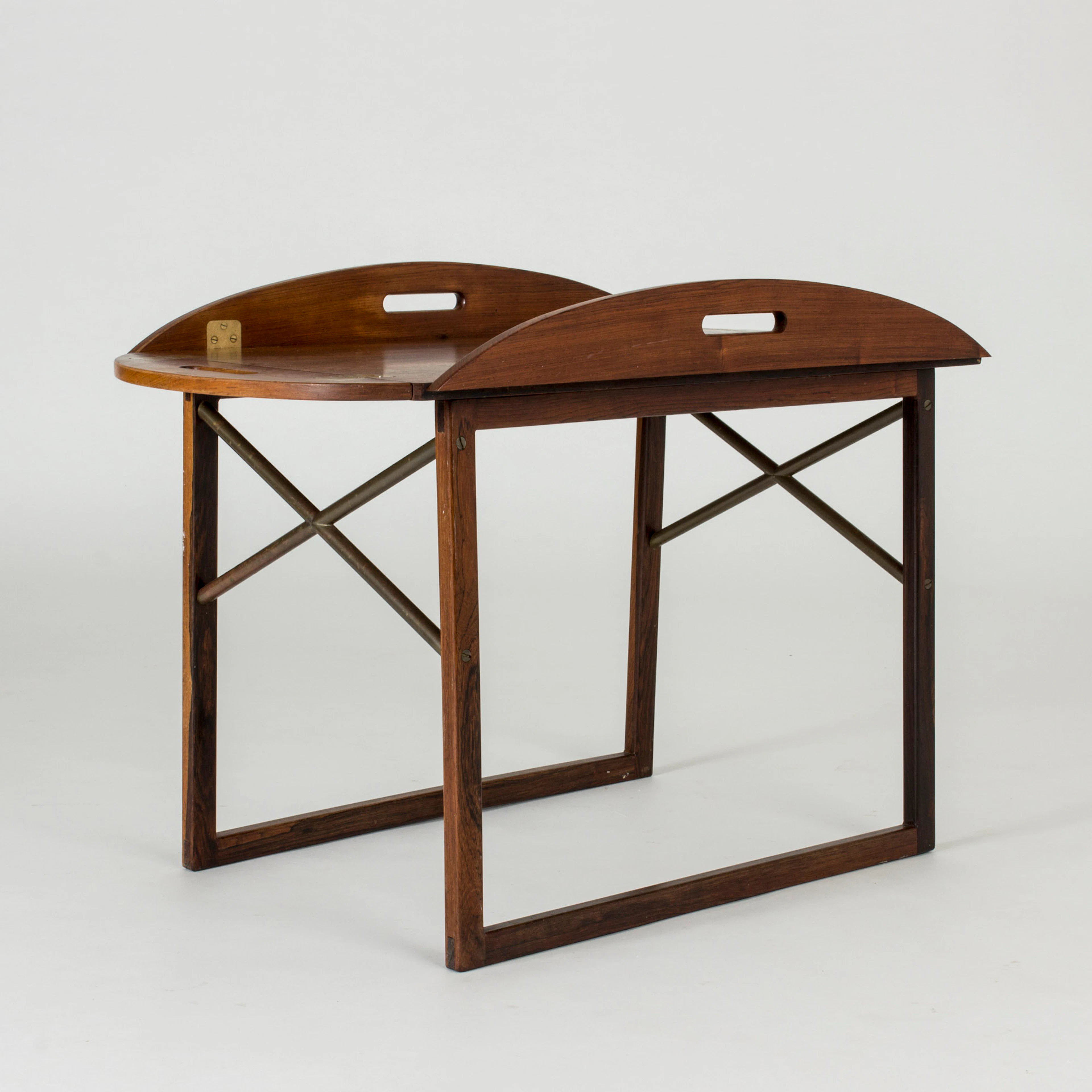 Rosewood tray coffee table by Svend Langkilde