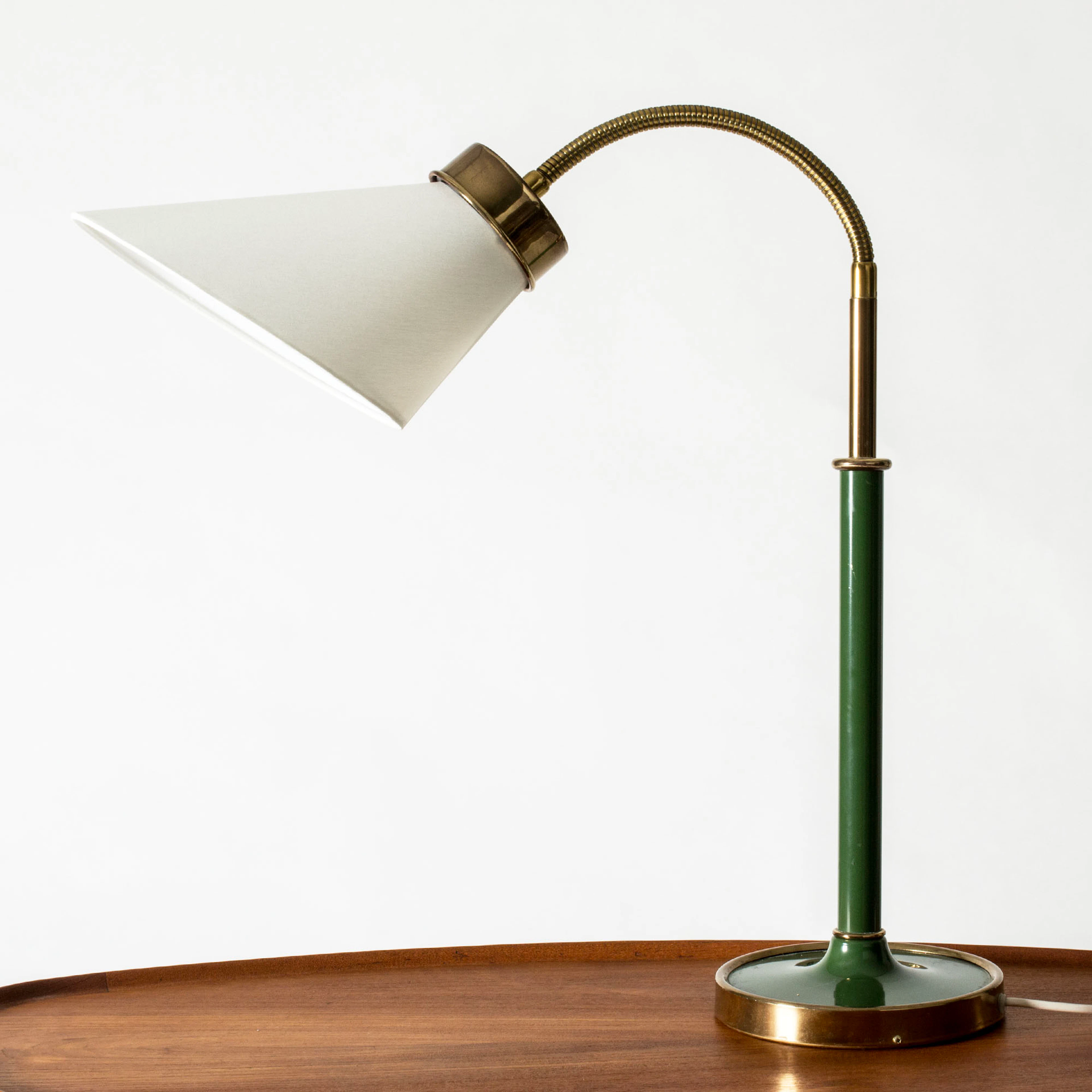 Brass desk lamp #2434 by Josef Frank