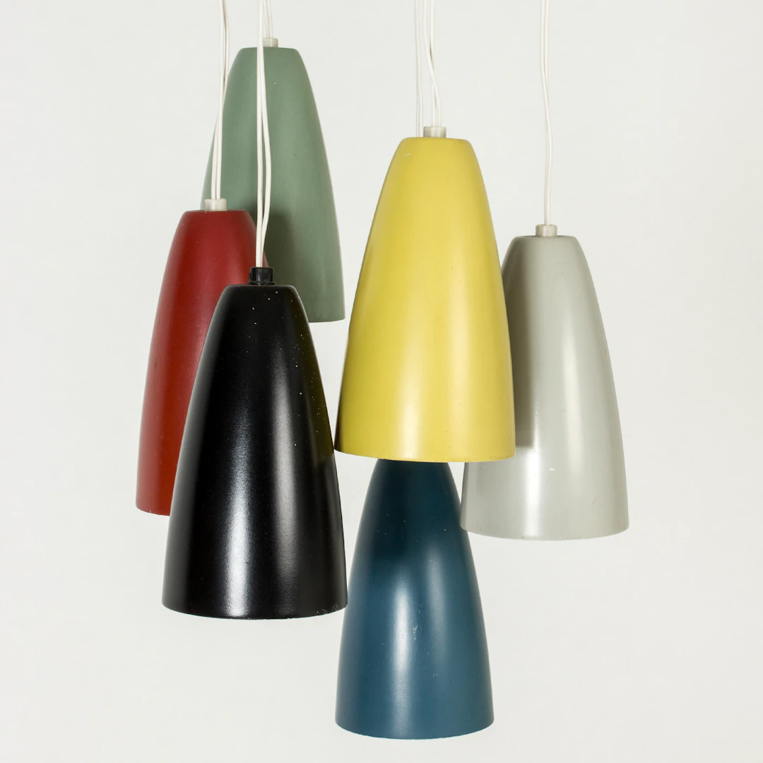 Unique Midcentury Ceiling Light by Hans Bergström