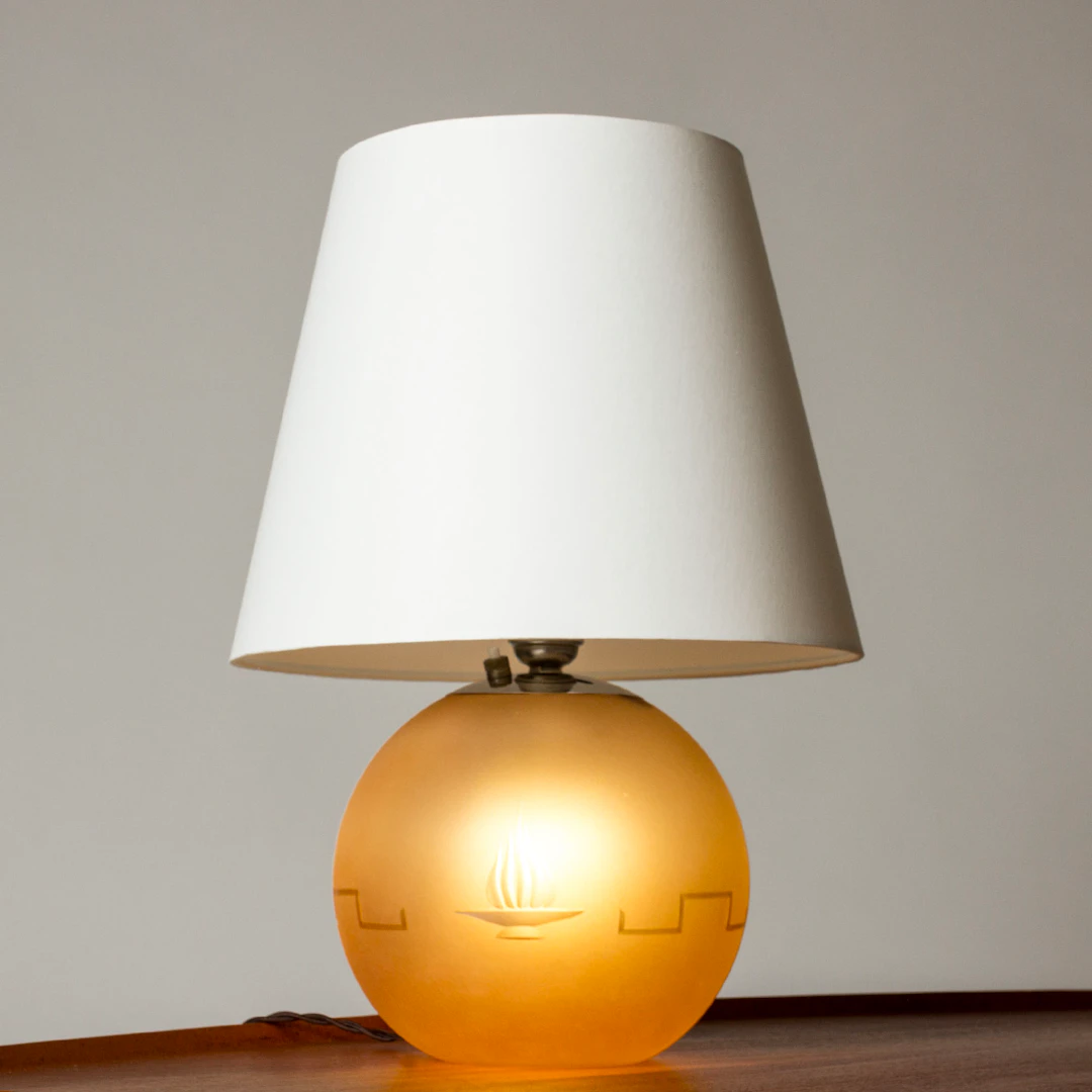 Swedish Grace Glass Table Lamp